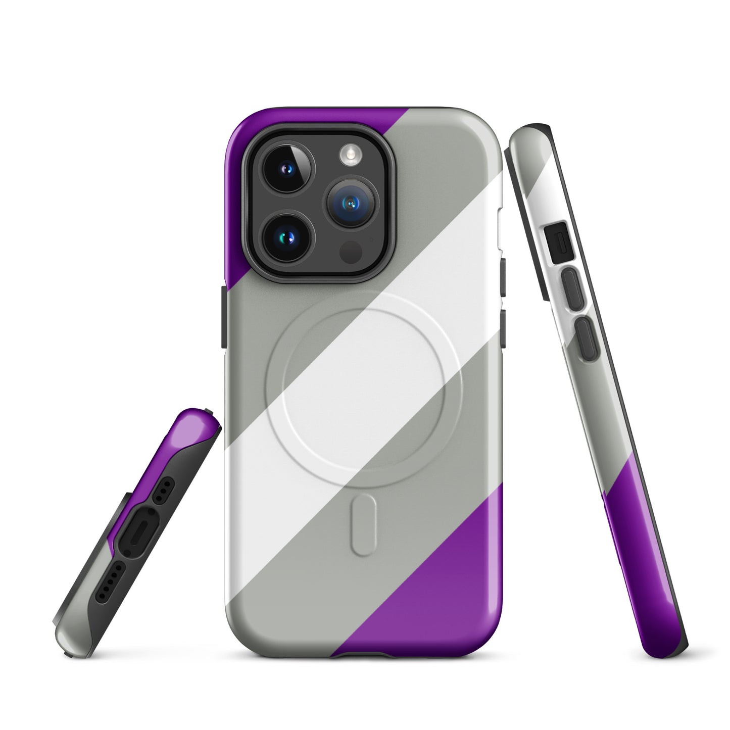 Greysexual Pride MagSafe® Tough Phone Case for Apple iPhone® iPhone 14 Pro Greysexual greysexual-pride-magsafe-tough-phone-case-for-apple-iphone-14-pro-front
