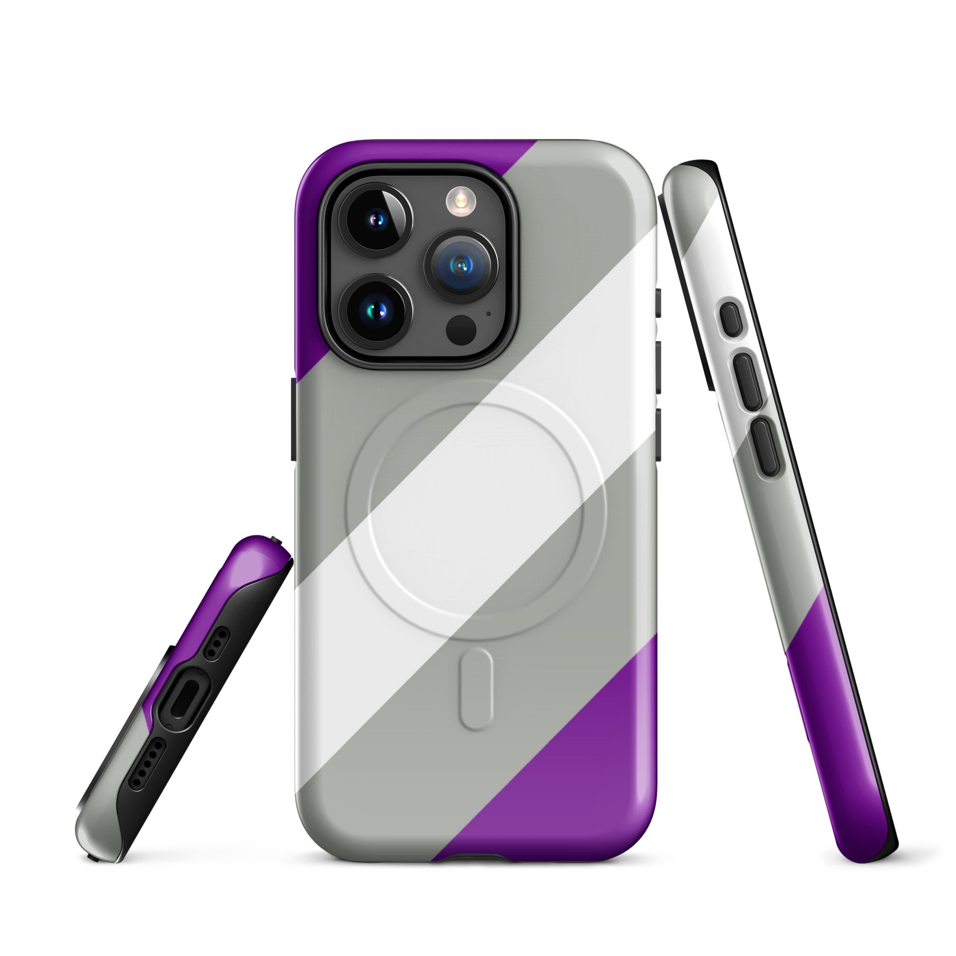 Greysexual Pride MagSafe® Tough Phone Case for Apple iPhone® iPhone 15 Pro Greysexual greysexual-pride-magsafe-tough-phone-case-for-apple-iphone-15-pro-front