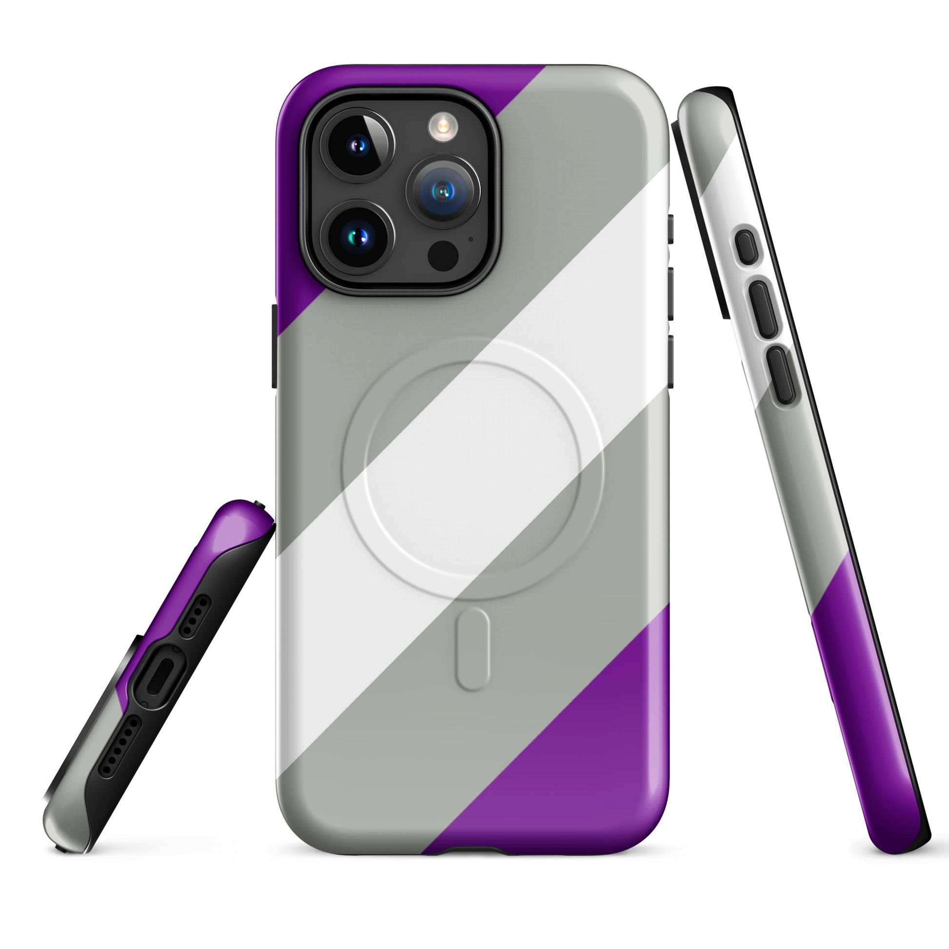 Greysexual Pride MagSafe® Tough Phone Case for Apple iPhone® iPhone 15 Pro Max Greysexual greysexual-pride-magsafe-tough-phone-case-for-apple-iphone-15-pro-max-front