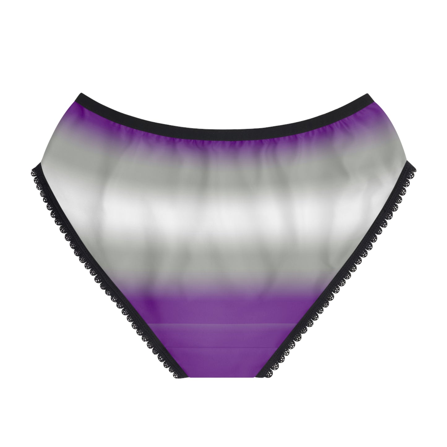 Greysexual Pride Women's Bikini Briefs Panties greysexual-pride-womens-bikini-briefs-panties-back