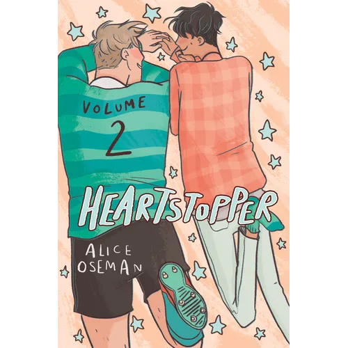 Book cover of 'Heartstopper Volume 2' by Alice Oseman featuring two characters embracing.