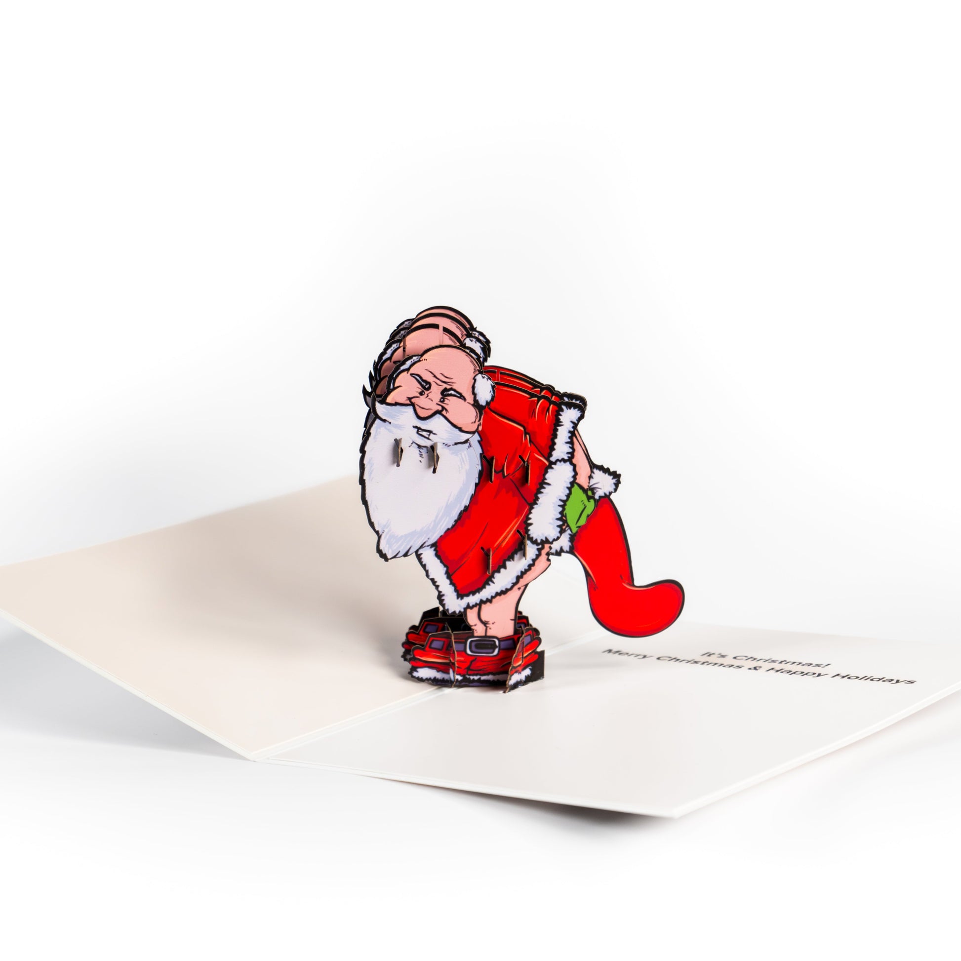 Ho Ho Holy Shit - Holiday Card - Pop Up ho-ho-holy-shit-holiday-christmas-card-pop-up-printed-inside