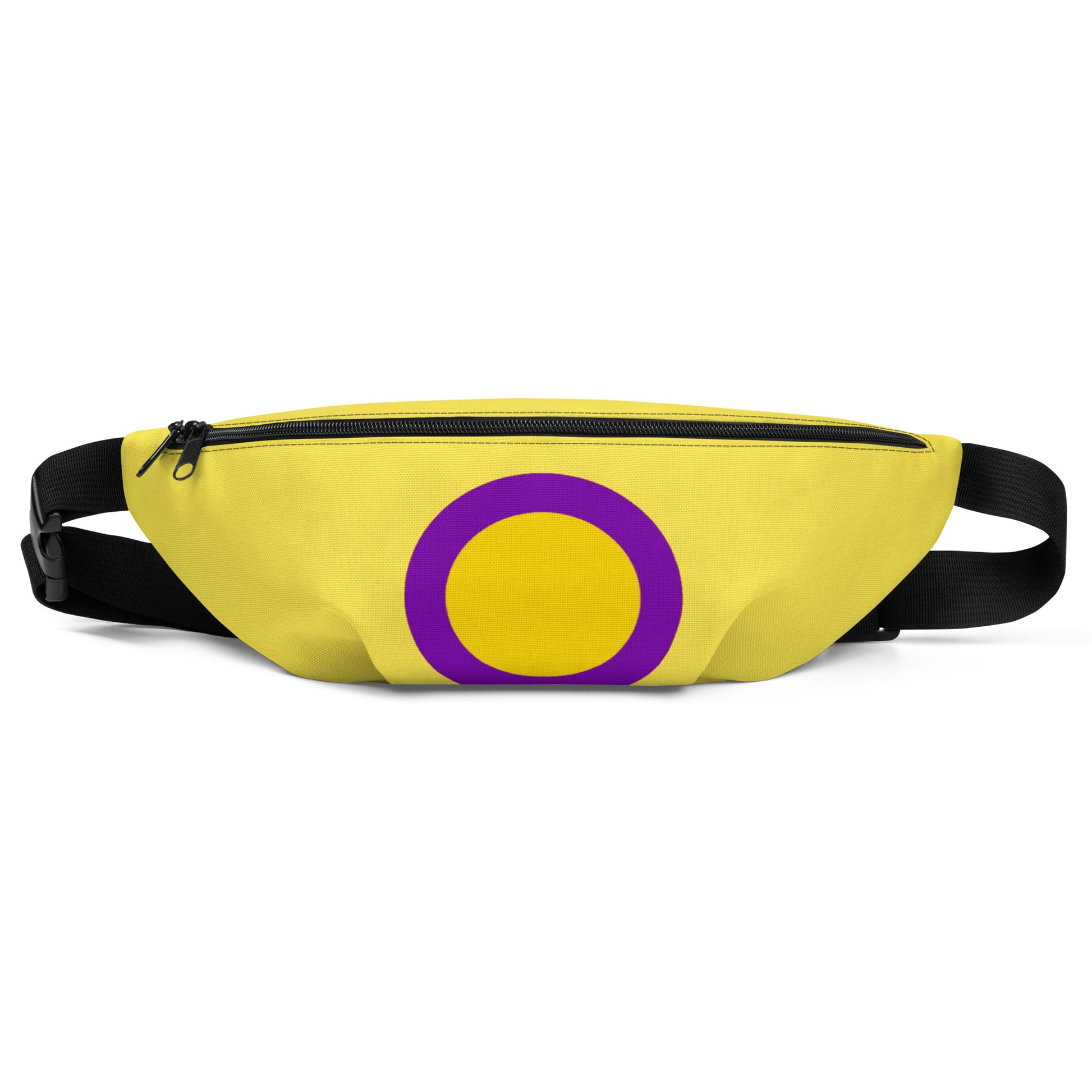 Intersex Pride Crossbody Fanny Pack - Circle Intersex intersex-pride-crossbody-fanny-pack-circle-front