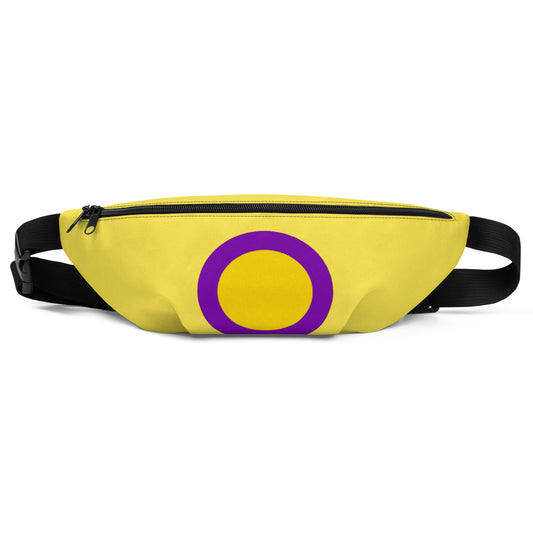 Intersex Pride Crossbody Fanny Pack - Circle Intersex intersex-pride-crossbody-fanny-pack-circle-front