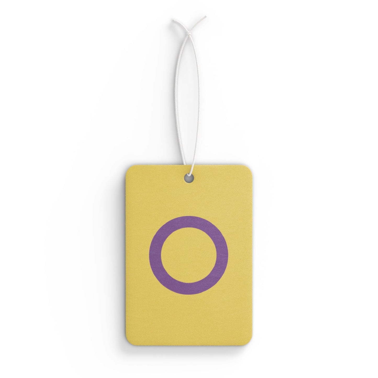 Intersex Pride Flag Car Air Freshener Intersex intersex-pride-flag-car-air-freshener-front