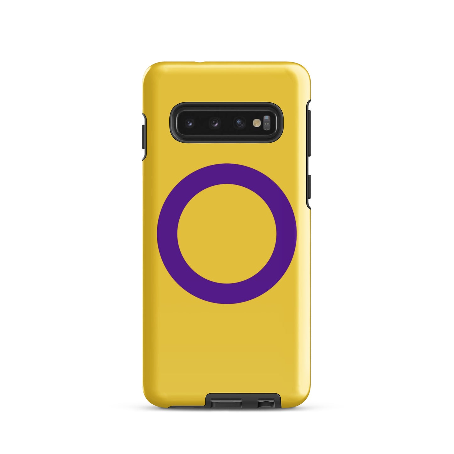 Intersex Pride Flag Tough Cell Phone Case for Samsung Galaxy Samsung Galaxy S10 Intersex intersex-pride-flag-tough-cell-phone-case-for-samsung-galaxy-s10-front