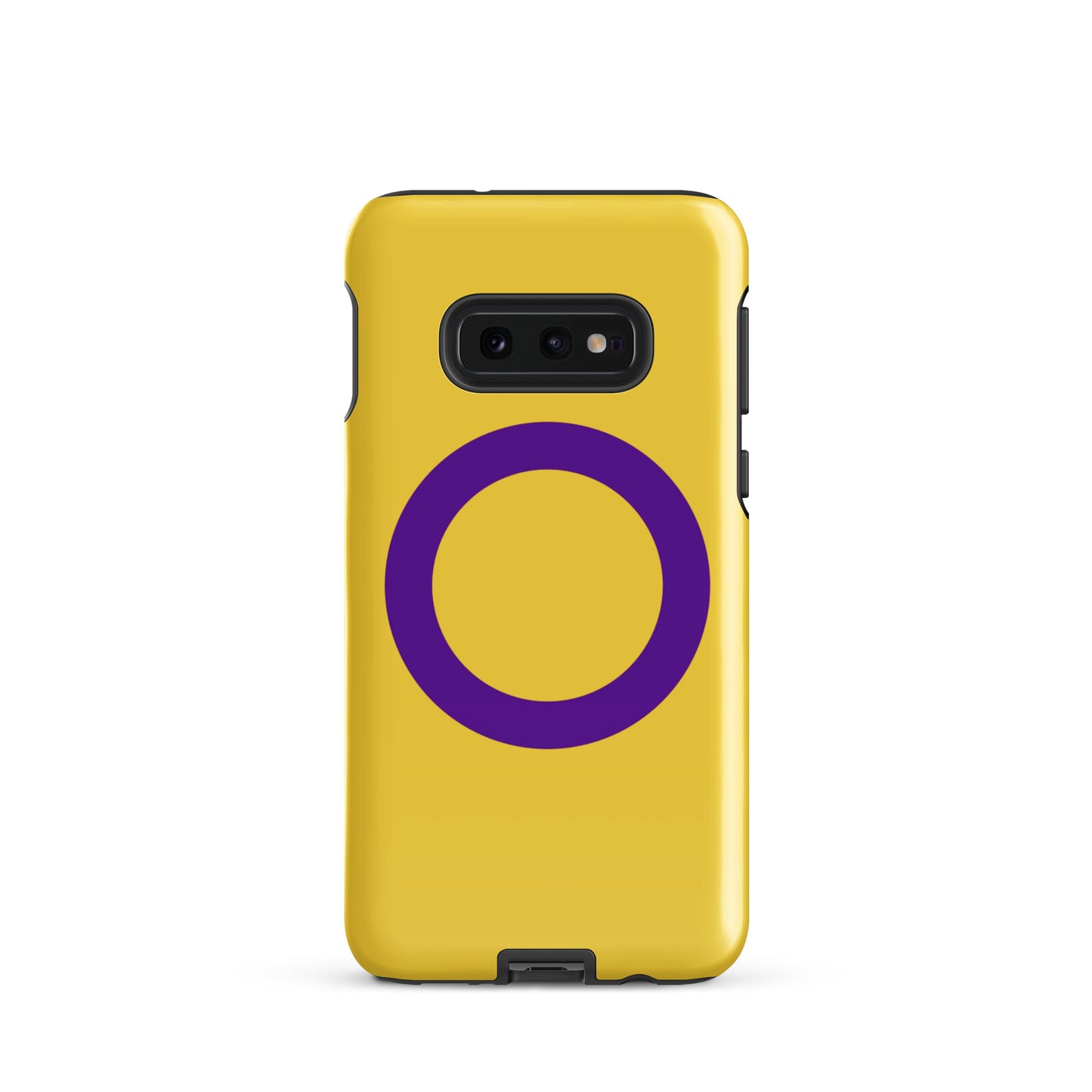 Intersex Pride Flag Tough Cell Phone Case for Samsung Galaxy Samsung Galaxy S10e Intersex intersex-pride-flag-tough-cell-phone-case-for-samsung-galaxy-s10e-front