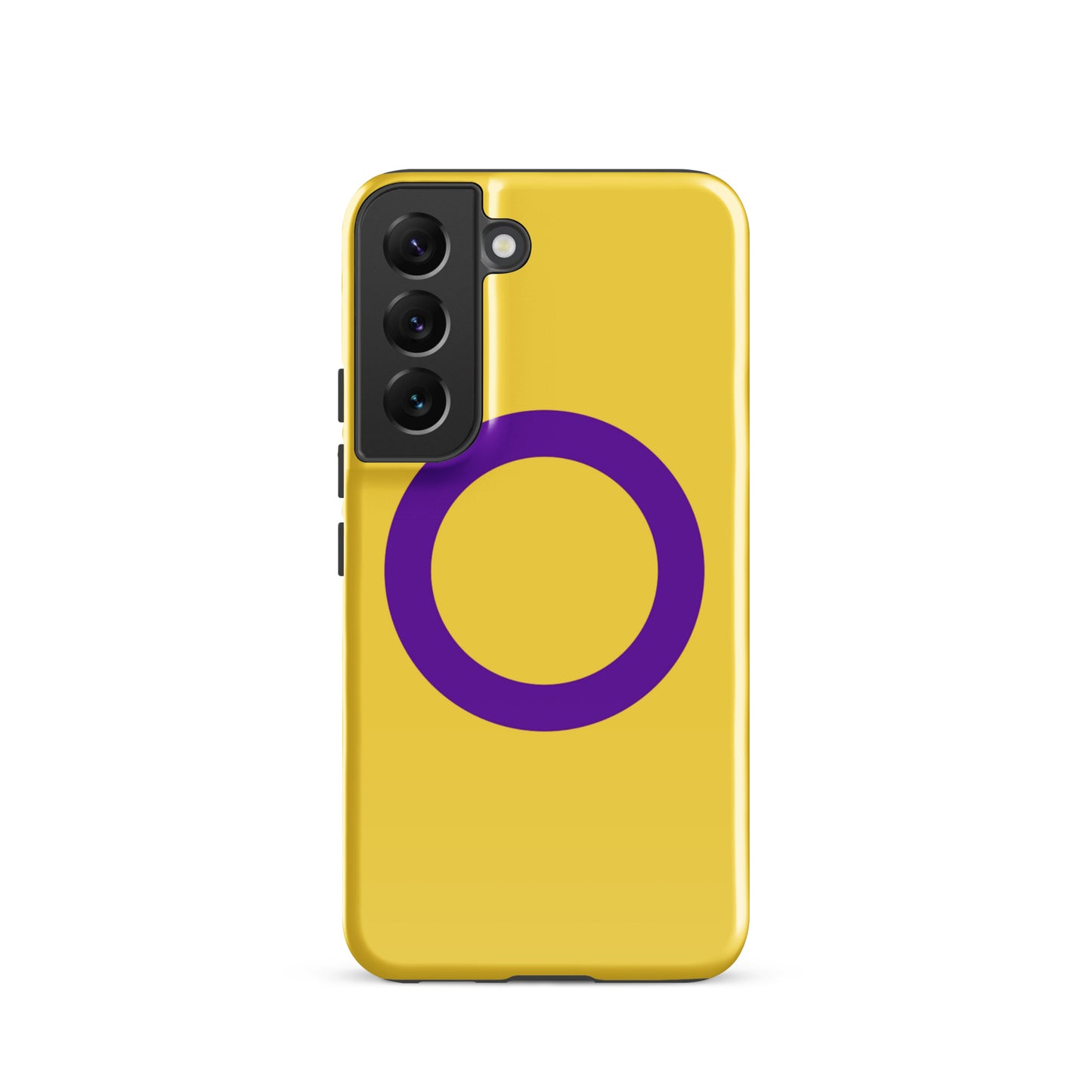 Intersex Pride Flag Tough Cell Phone Case for Samsung Galaxy Samsung Galaxy S22 Intersex intersex-pride-flag-tough-cell-phone-case-for-samsung-galaxy-s22-front