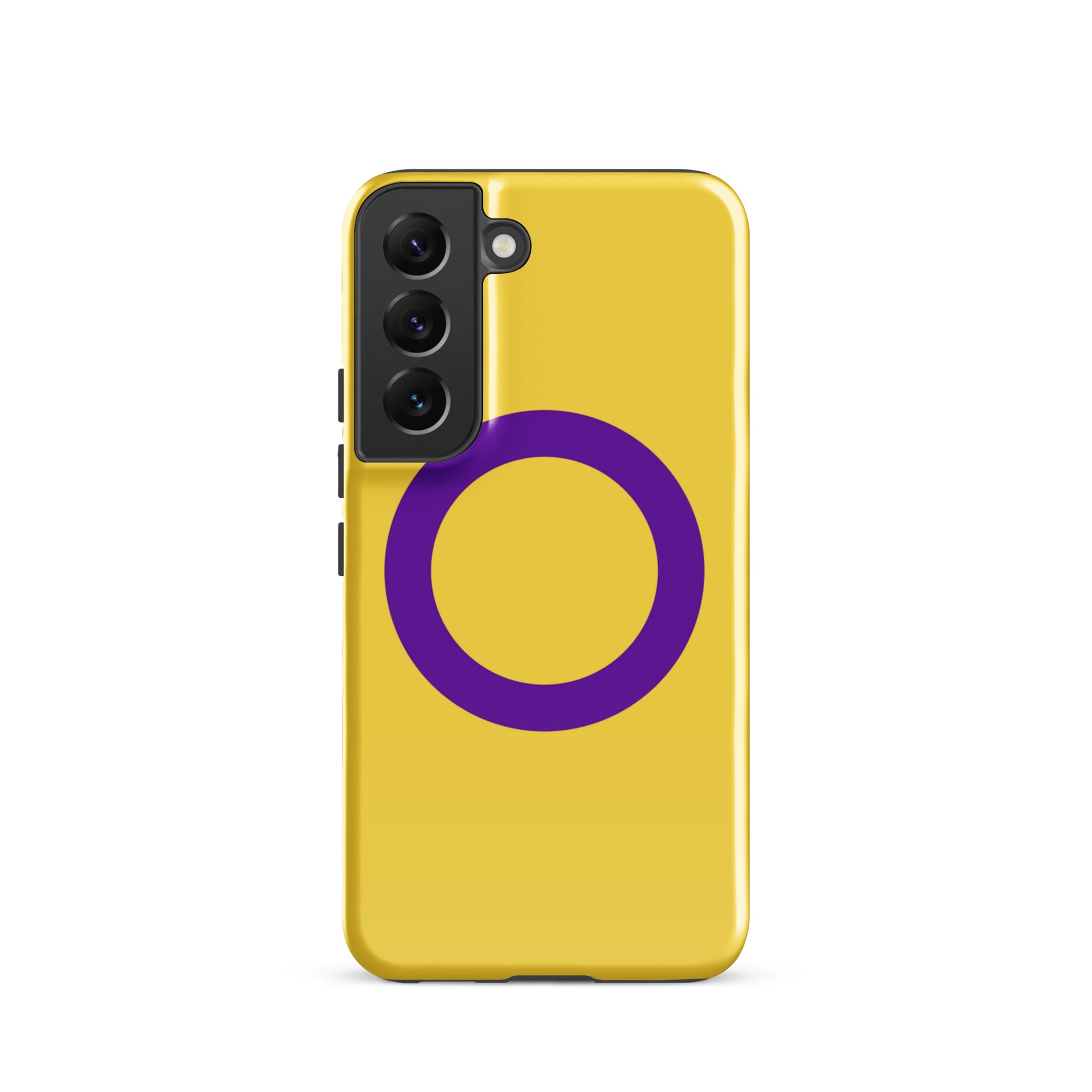 Intersex Pride Flag Tough Cell Phone Case for Samsung Galaxy Samsung Galaxy S22 Intersex intersex-pride-flag-tough-cell-phone-case-for-samsung-galaxy-s22-front