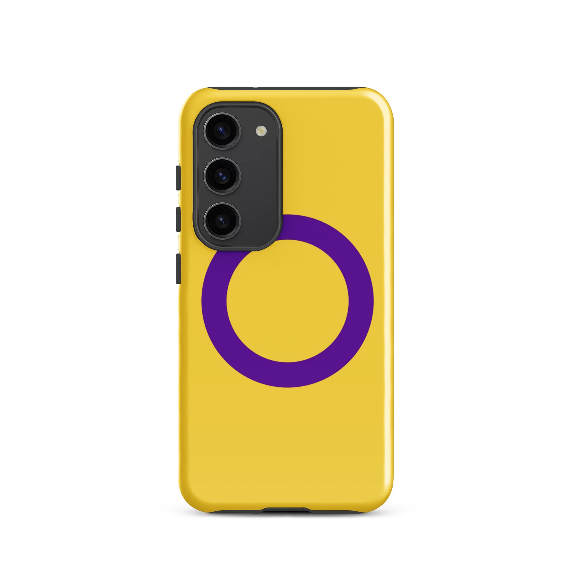 Intersex Pride Flag Tough Cell Phone Case for Samsung Galaxy Samsung Galaxy S23 Intersex intersex-pride-flag-tough-cell-phone-case-for-samsung-galaxy-s23-front