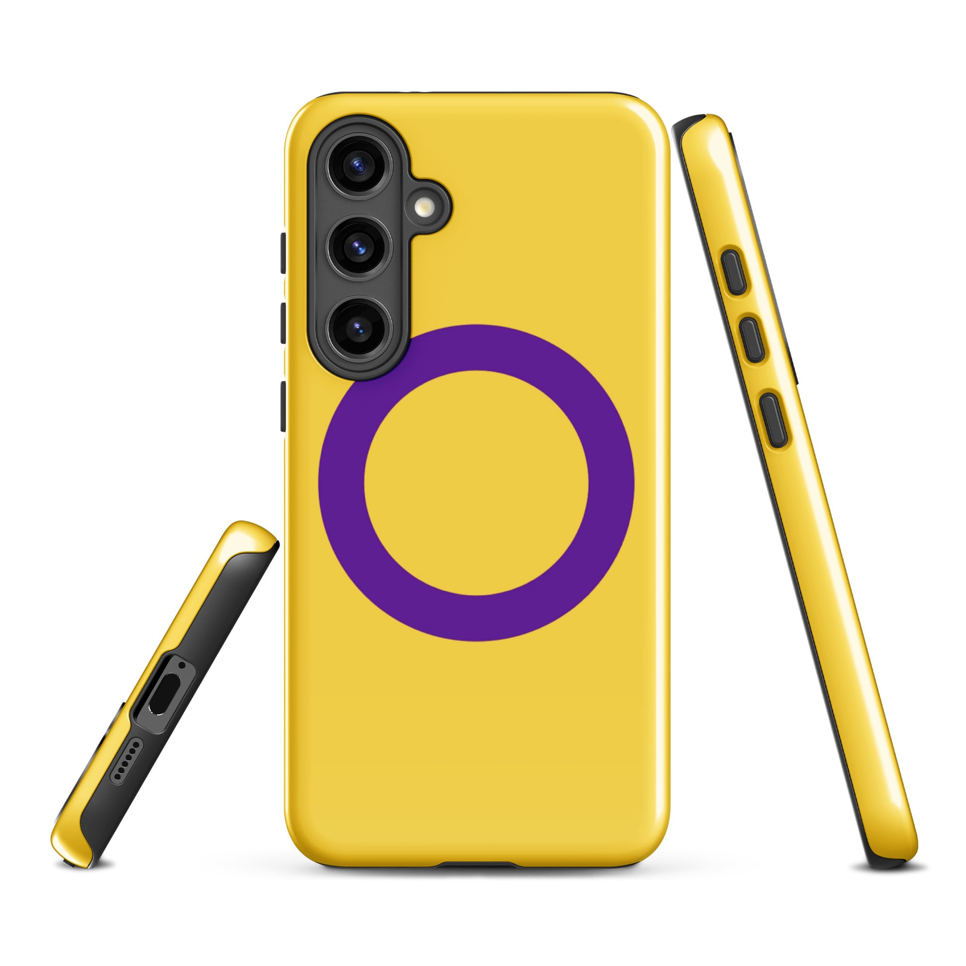 Intersex Pride Flag Tough Cell Phone Case for Samsung Galaxy Samsung Galaxy S24 Plus Intersex intersex-pride-flag-tough-cell-phone-case-for-samsung-galaxy-s24-plus-front