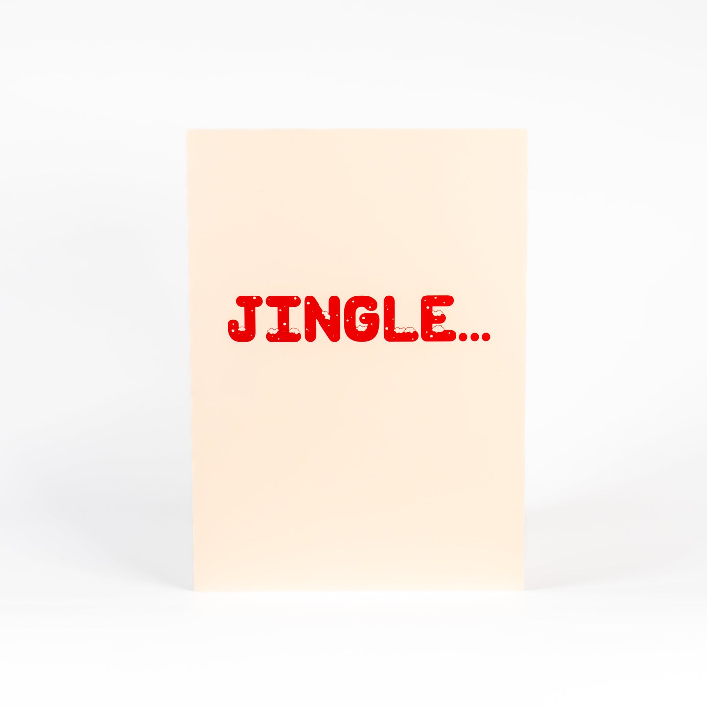 Jingle Balls - Holiday Card - Pop Up jingle-balls-holiday-christmas-card-pop-up-3d-printed-front