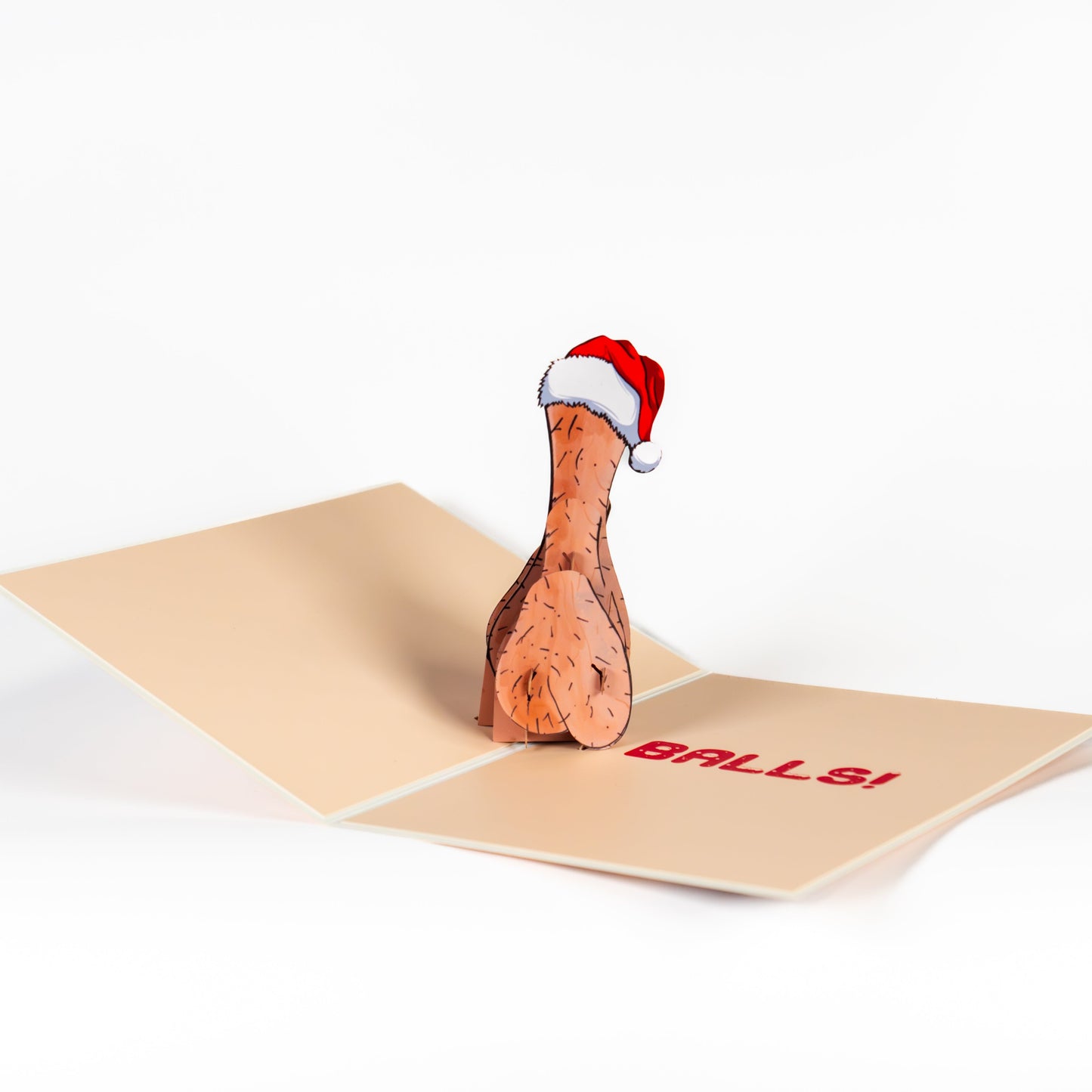 Jingle Balls - Holiday Card - Pop Up jingle-balls-holiday-christmas-card-pop-up-3d-printed-inside