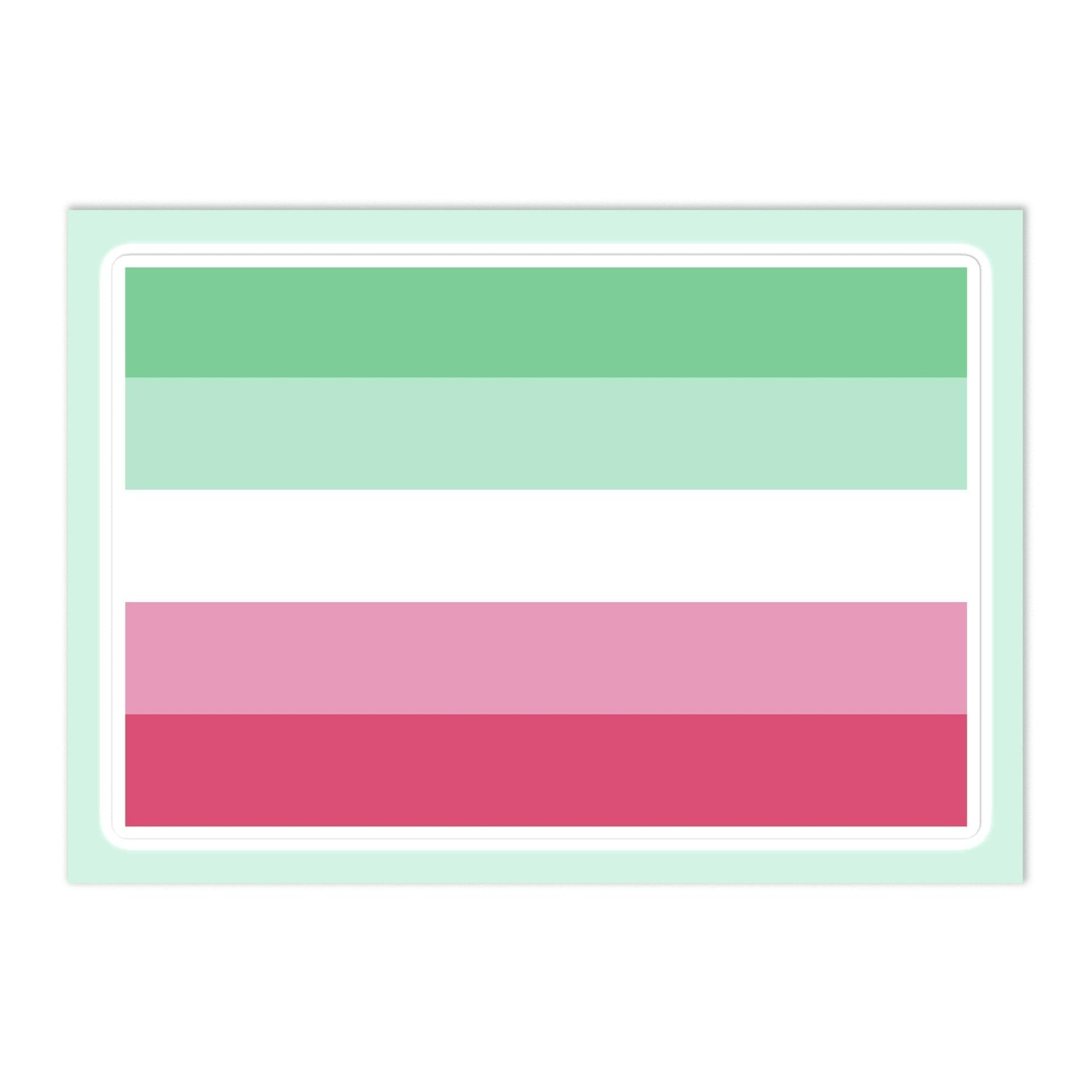 Abrosexual Pride Flag Large Sheet Sticker Abrosexual kiss-cut-sticker-sheet-white-front-655cb94e3cff2