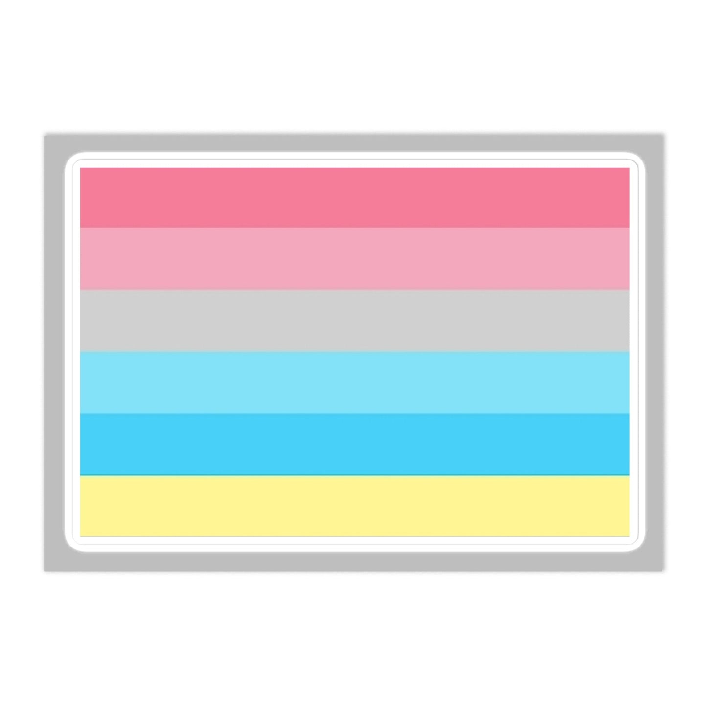 Genderflux Pride Flag Large Sheet Sticker Genderflux kiss-cut-sticker-sheet-white-front-655cbc607aeb2