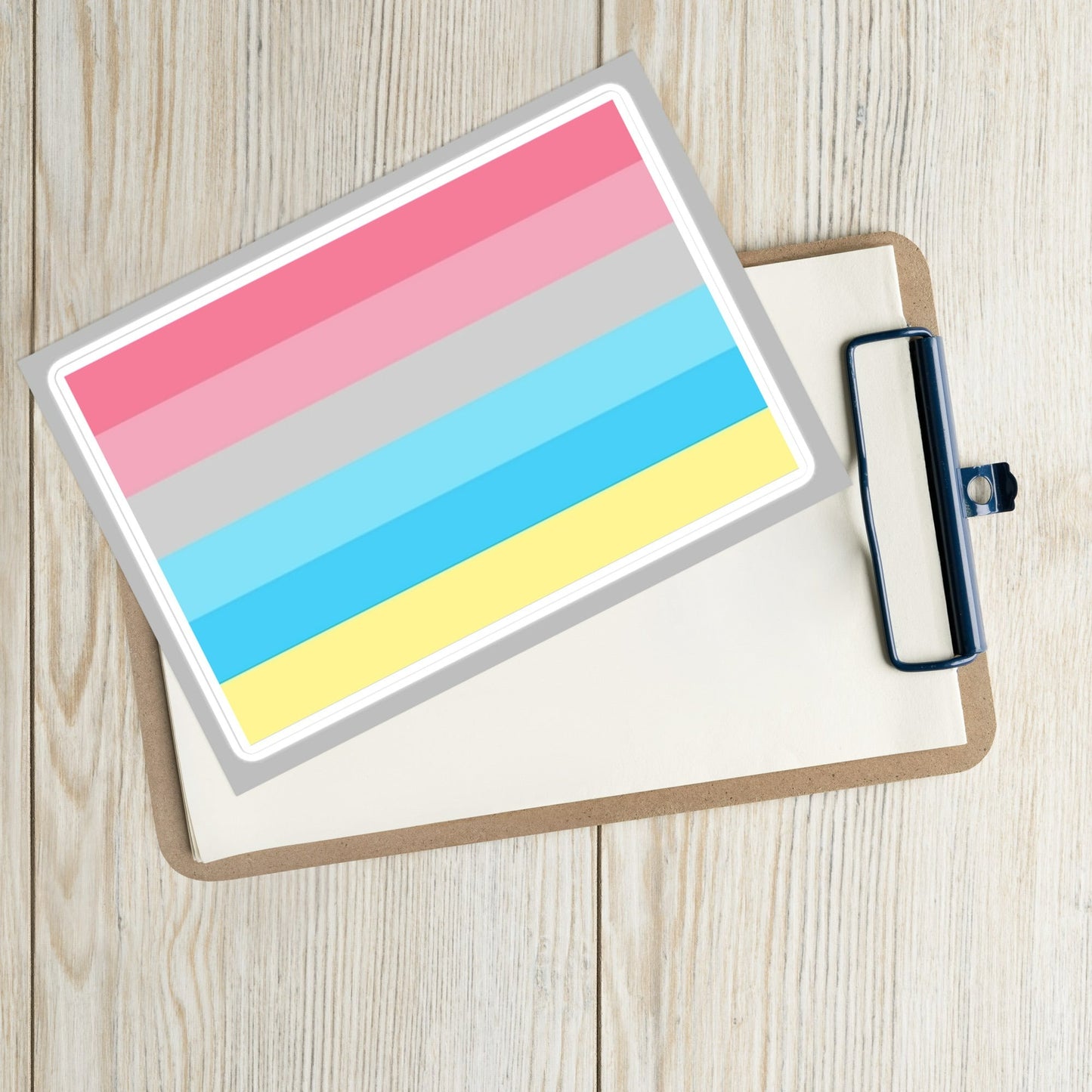 Genderflux Pride Flag Large Sheet Sticker kiss-cut-sticker-sheet-white-front-655cbc607bb84