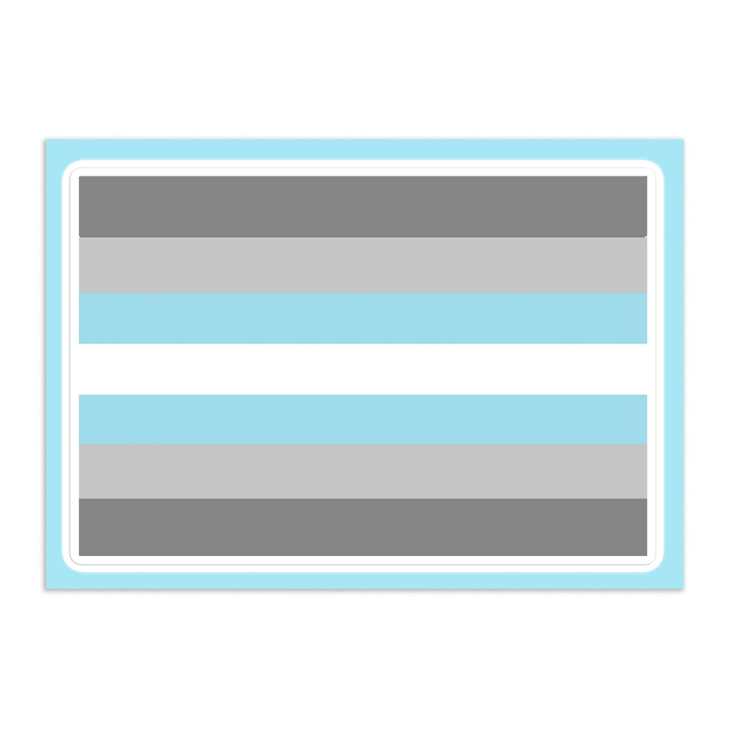 Demiboy Pride Flag Large Sheet Sticker Demiboy kiss-cut-sticker-sheet-white-front-655cbda913476