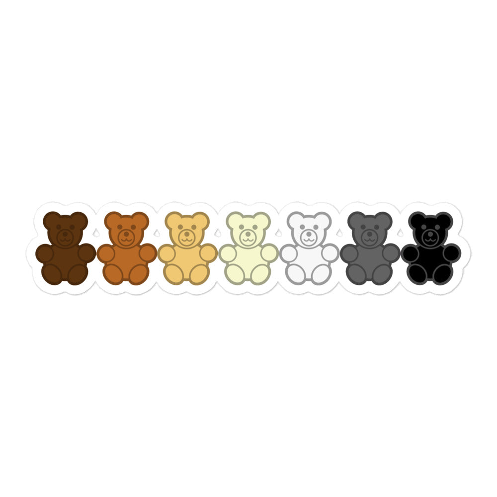 Gay Bear Gummy Bear Stickers - Asst Sizes 5.5″ Gay kiss-cut-stickers-white-5.5x5.5-default-65aef0915c749