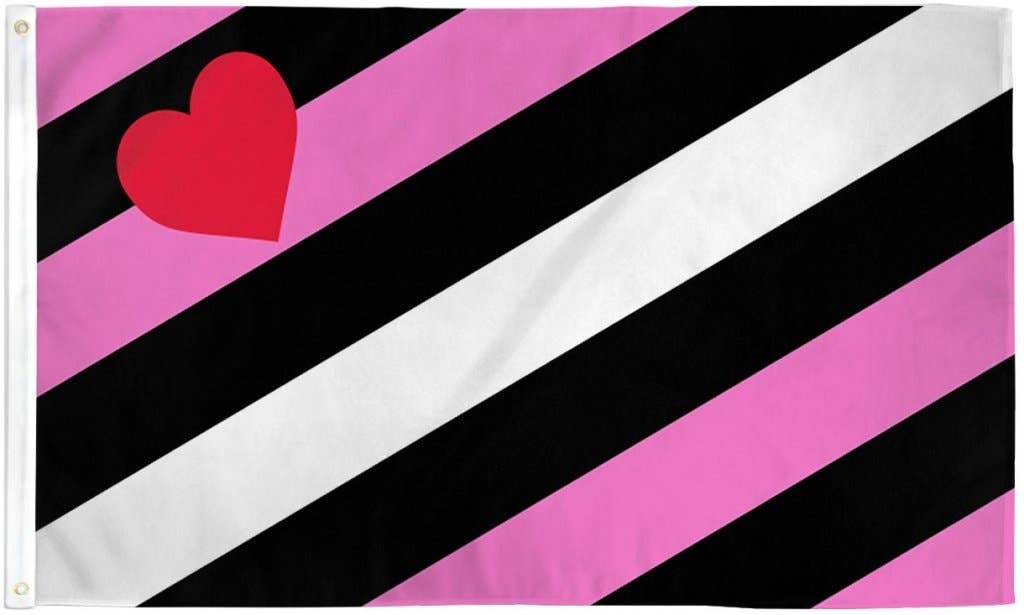Leather Girl Pride Flag 3x5 leather-girl-pride-flag-3x5-detail Flags