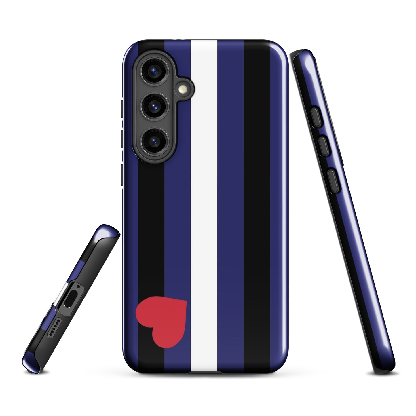 Leather Pride Flag Tough Cell Phone Case for Samsung Galaxy Samsung Galaxy S24 Plus leather-pride-flag-tough-cell-phone-case-for-samsung-galaxy-s24-plus-front