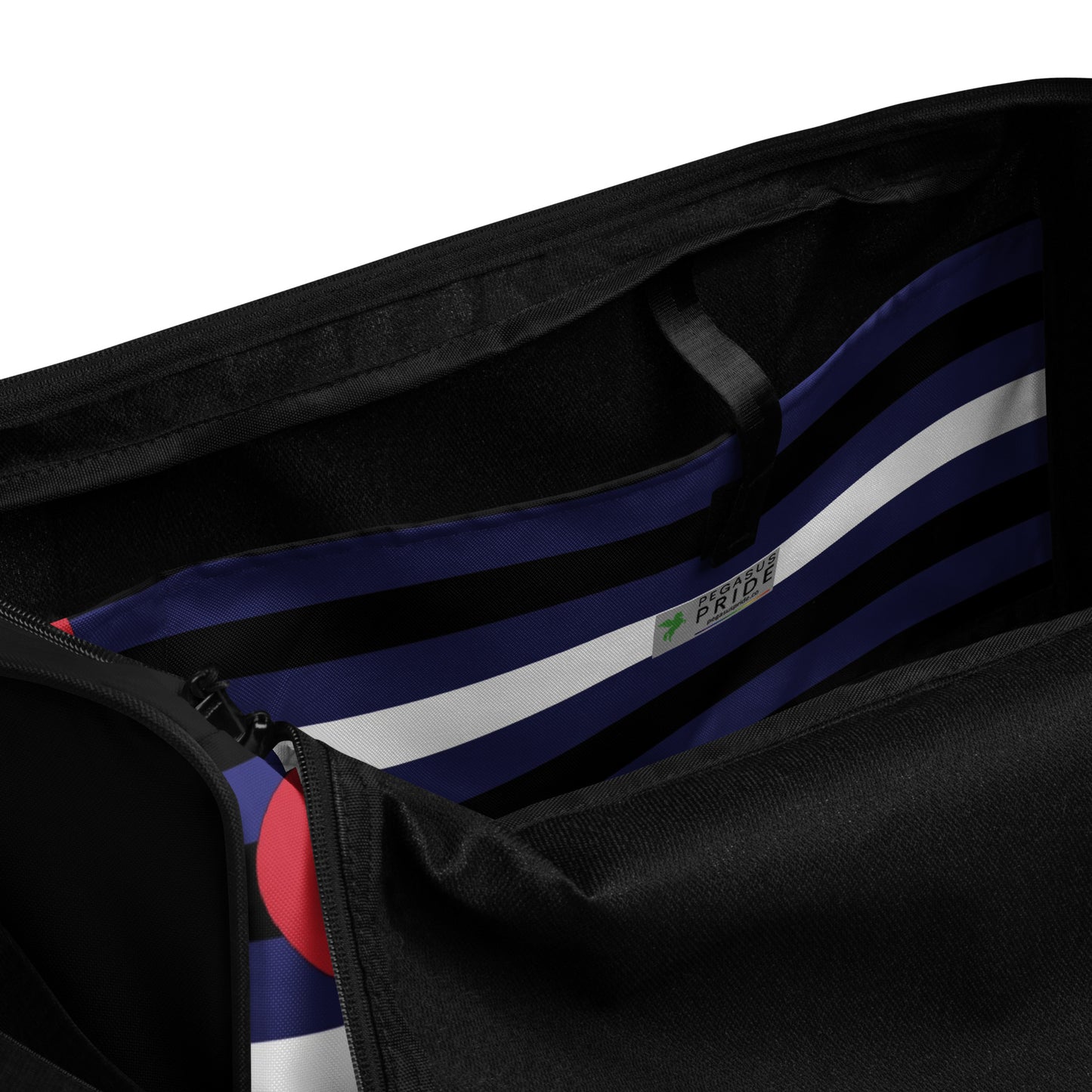 Leather Pride Flag Weekender Duffel Bag leather-pride-flag-weekender-duffel-bag-inside-pocket