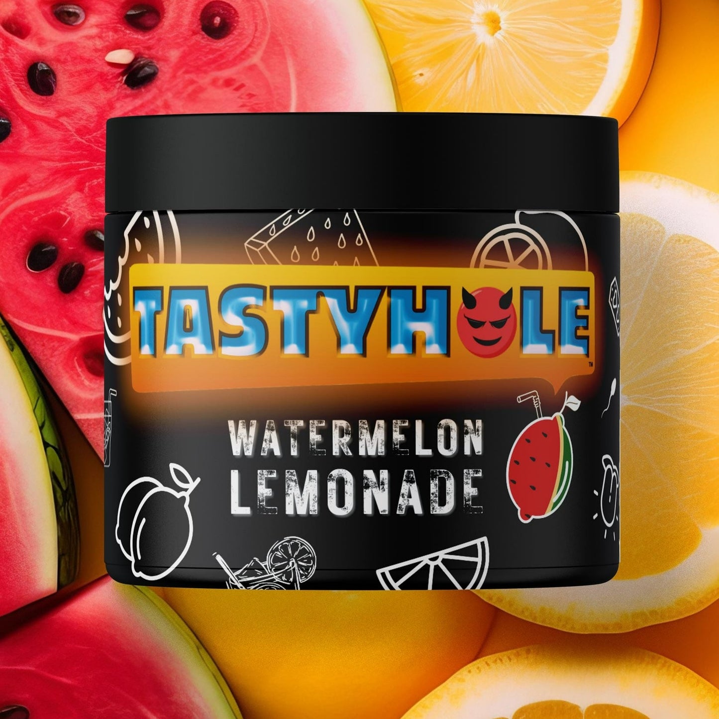 TastyHole Body Scrub - Watermelon Lemonade leatherdaddy-skin-co-bath-body-watermelon-lemonade-tastyhole-body-scrub-33878383820982