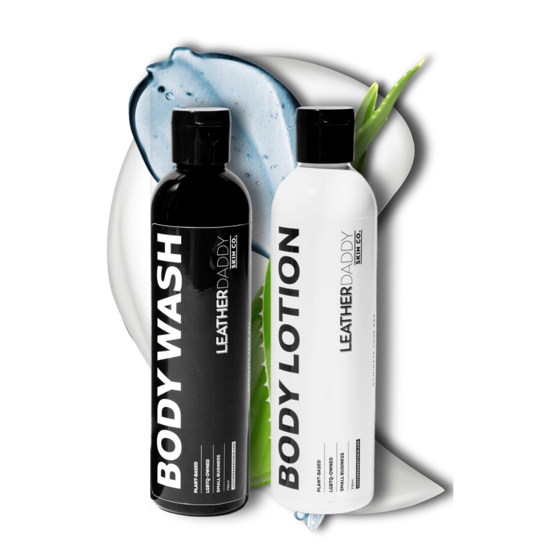 LeatherDaddy Travel Size Body Lotion and/or Body Wash - 60 ml leatherdaddy-skin-co-body-2oz-travel-size-2oz-travel-size-leatherdaddy-skin-co-plant-based-skincare-36130905981110