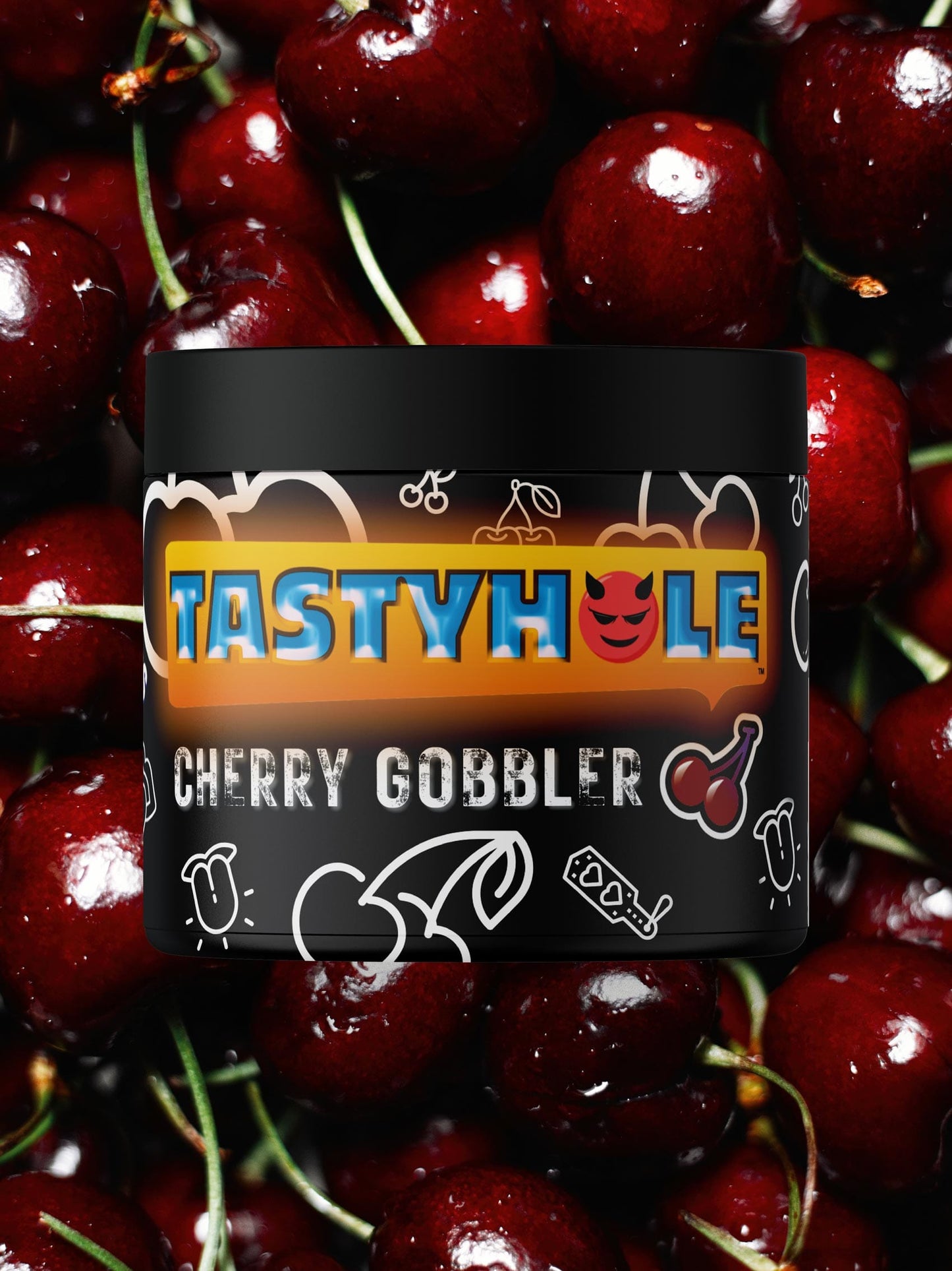 TastyHole Body Scrub - Cherry Gobbler leatherdaddy-skin-co-body-cherry-gobbler-tastyhole-body-scrub-tastyhole-flavored-body-scrubs-cherry-gobbler-sq2241265-749350681780-33878084026550