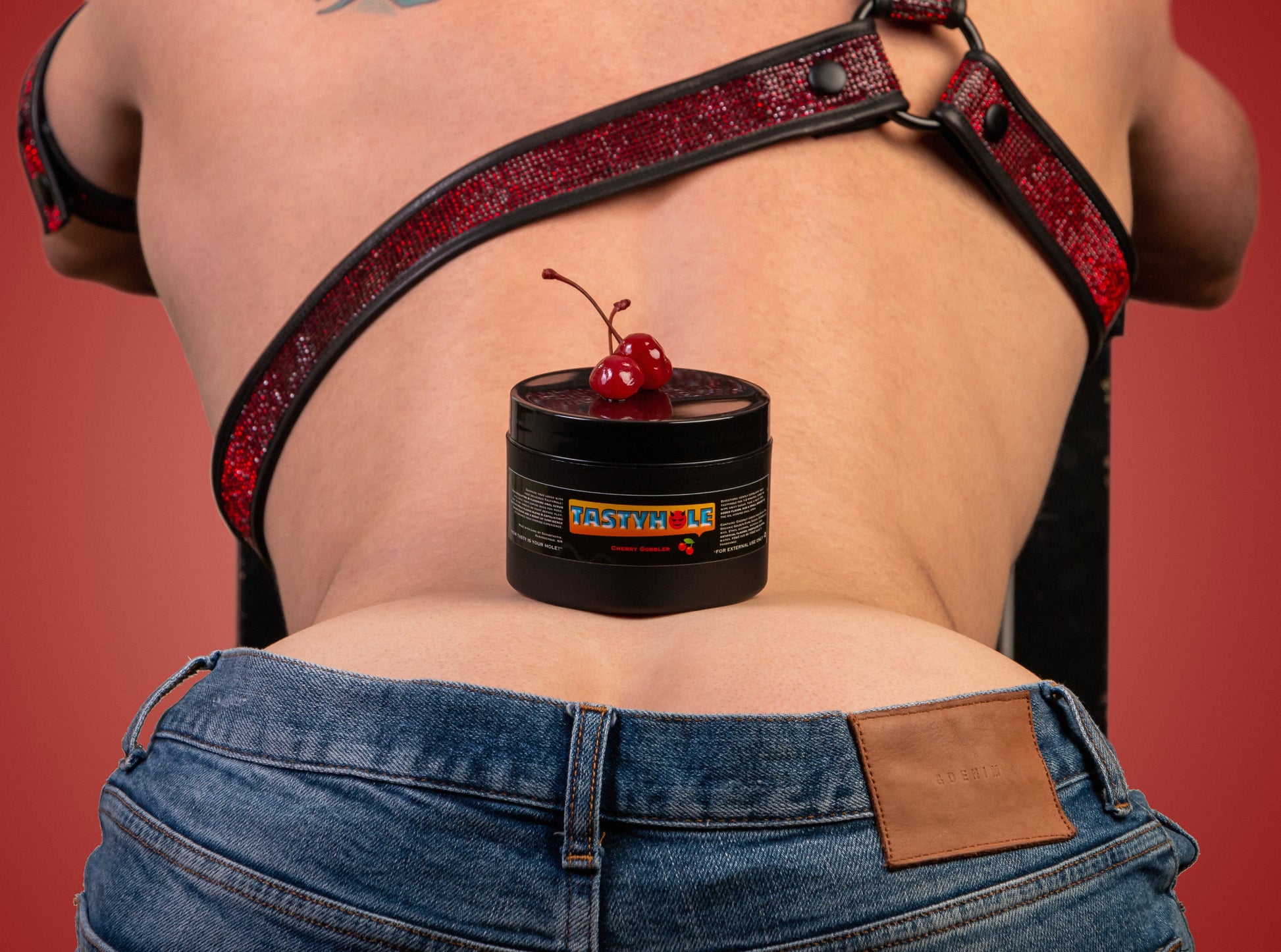 TastyHole Body Scrub - Cherry Gobbler leatherdaddy-skin-co-body-cherry-gobbler-tastyhole-flavored-body-scrubs-cherry-gobbler-sq2241265-749350681780-29050839466166