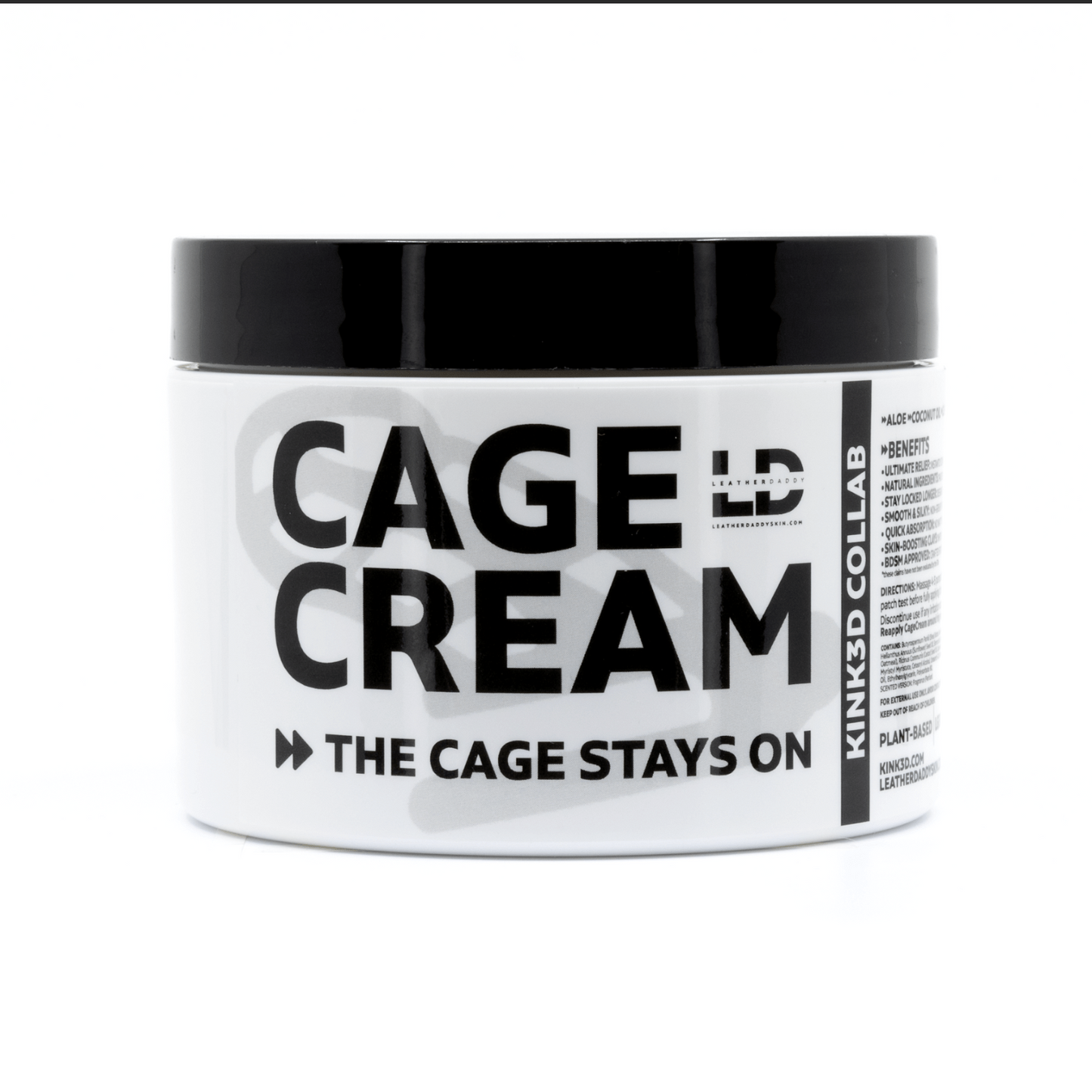 LeatherDaddy Cage Cream - A KINK3D Collab 236ml MEGA Tub leatherdaddy-skin-co-lotion-moisturizer-236ml-mega-tub-original-scent-cage-cream-a-kink3d-collab-chastity-cage-cream-a-kink3d-collab