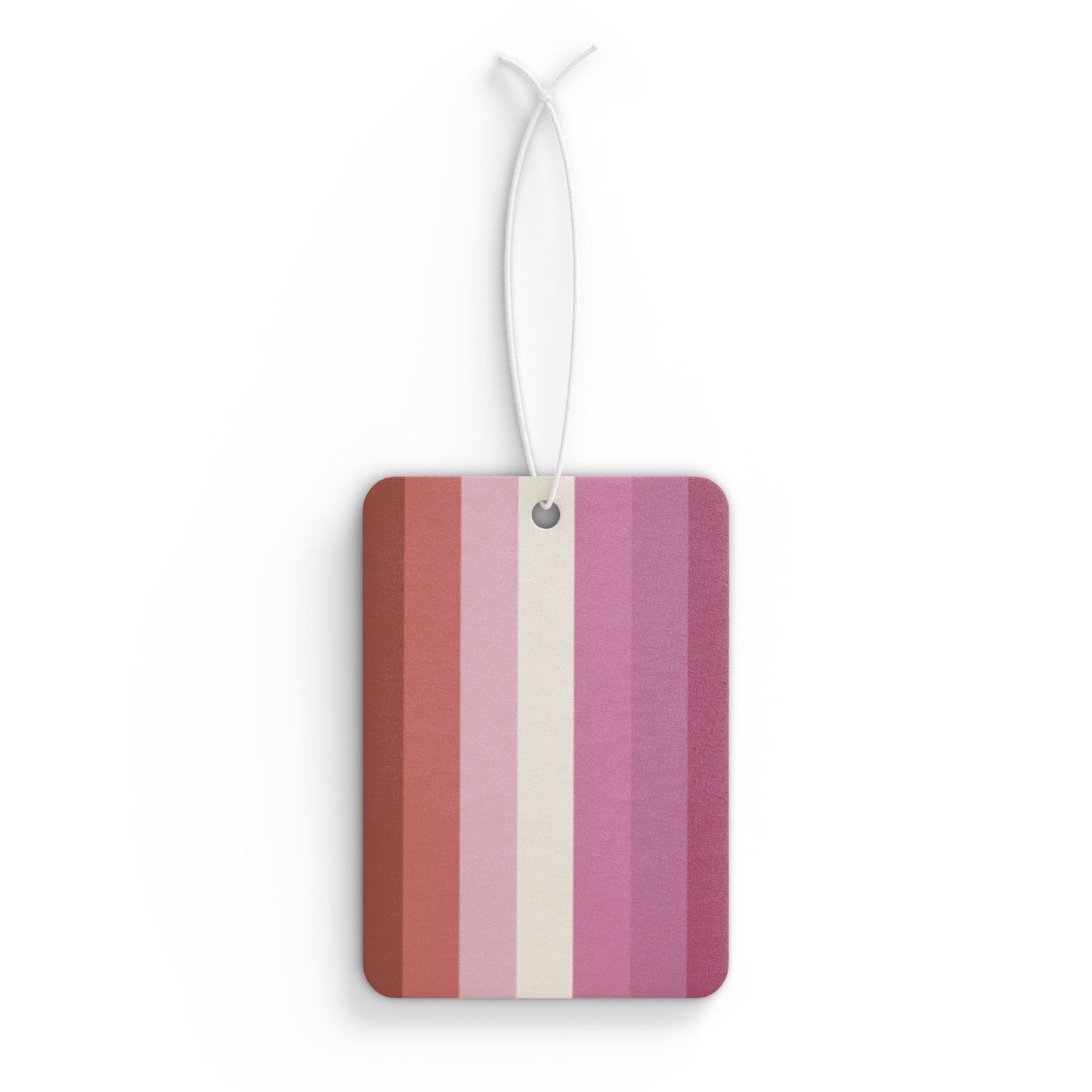 Lesbian "Pink" Pride Flag Car Air Freshener Lesbian lesbian-pink-pride-flag-car-air-freshener-front
