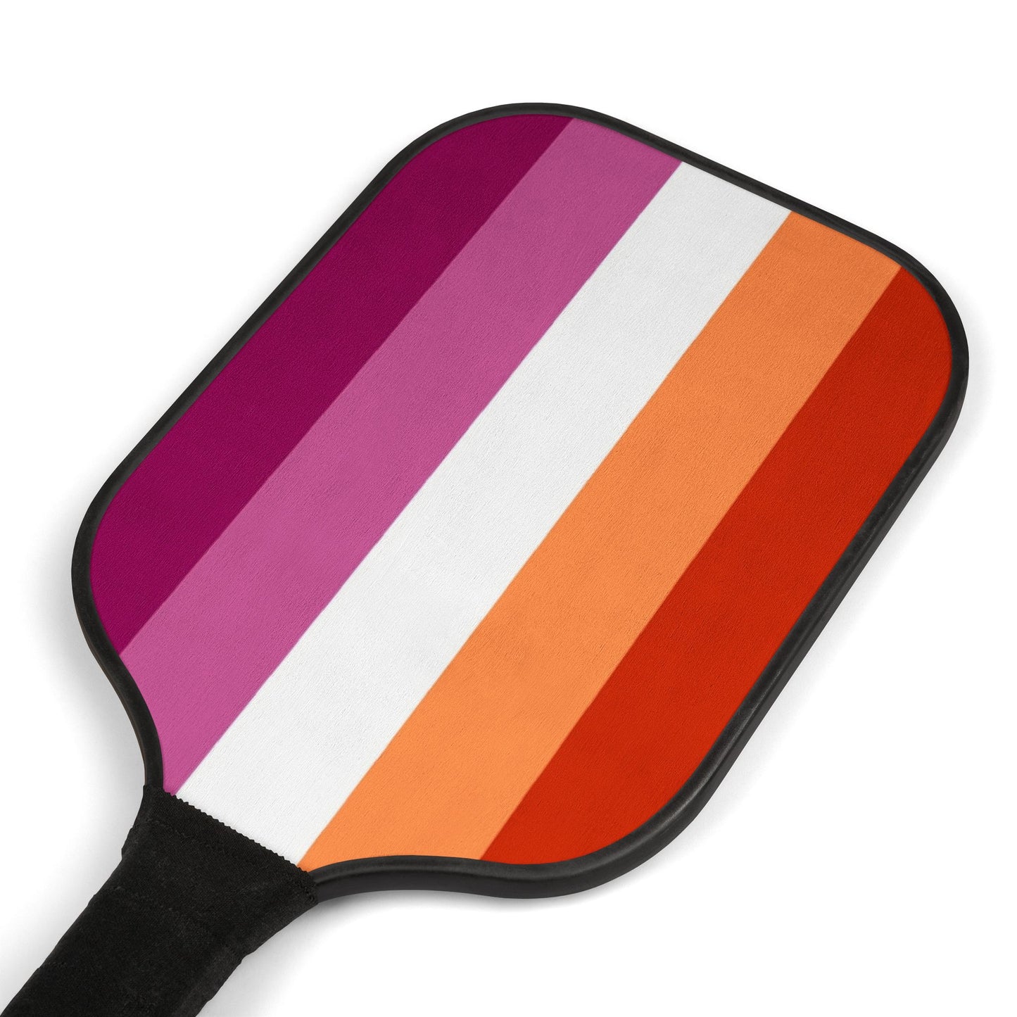 Lesbian Pride Pickleball Paddle Set with Balls lesbian-pride-pickleball-paddle-set-with-balls-details