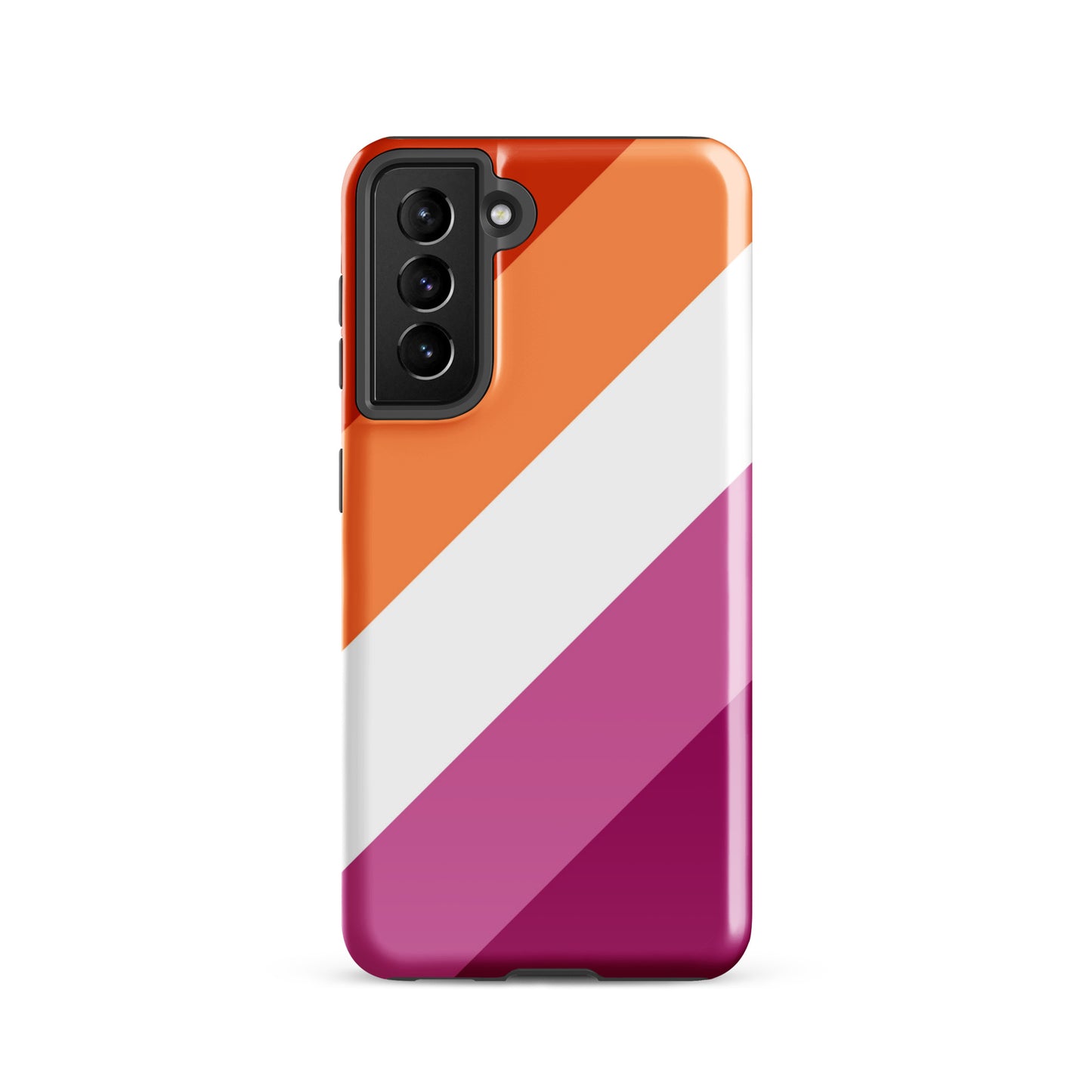 Lesbian Pride Tough Cell Phone Case for Samsung Galaxy Samsung Galaxy S21 Lesbian lesbian-pride-tough-cell-phone-case-for-samsung-galaxy-s21-front