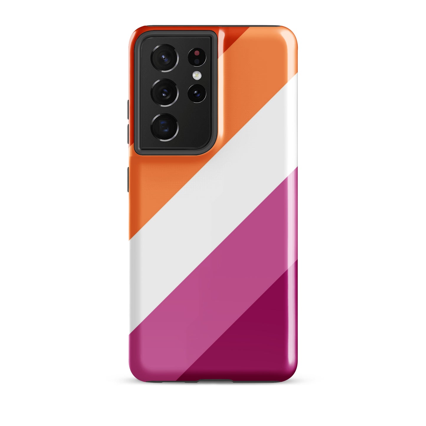 Lesbian Pride Tough Cell Phone Case for Samsung Galaxy Samsung Galaxy S21 Ultra Lesbian lesbian-pride-tough-cell-phone-case-for-samsung-galaxy-s21-ultra-front