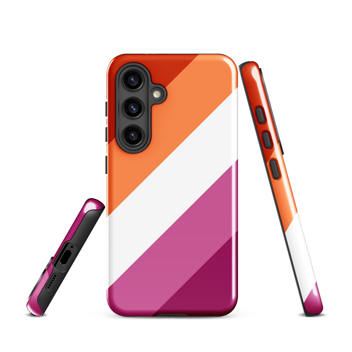 Lesbian Pride Tough Cell Phone Case for Samsung Galaxy Samsung Galaxy S24 Lesbian lesbian-pride-tough-cell-phone-case-for-samsung-galaxy-s24-front