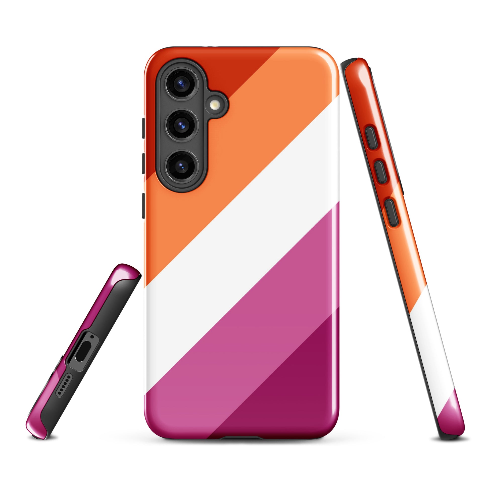 Lesbian Pride Tough Cell Phone Case for Samsung Galaxy Samsung Galaxy S24 Plus Lesbian lesbian-pride-tough-cell-phone-case-for-samsung-galaxy-s24-plus-front