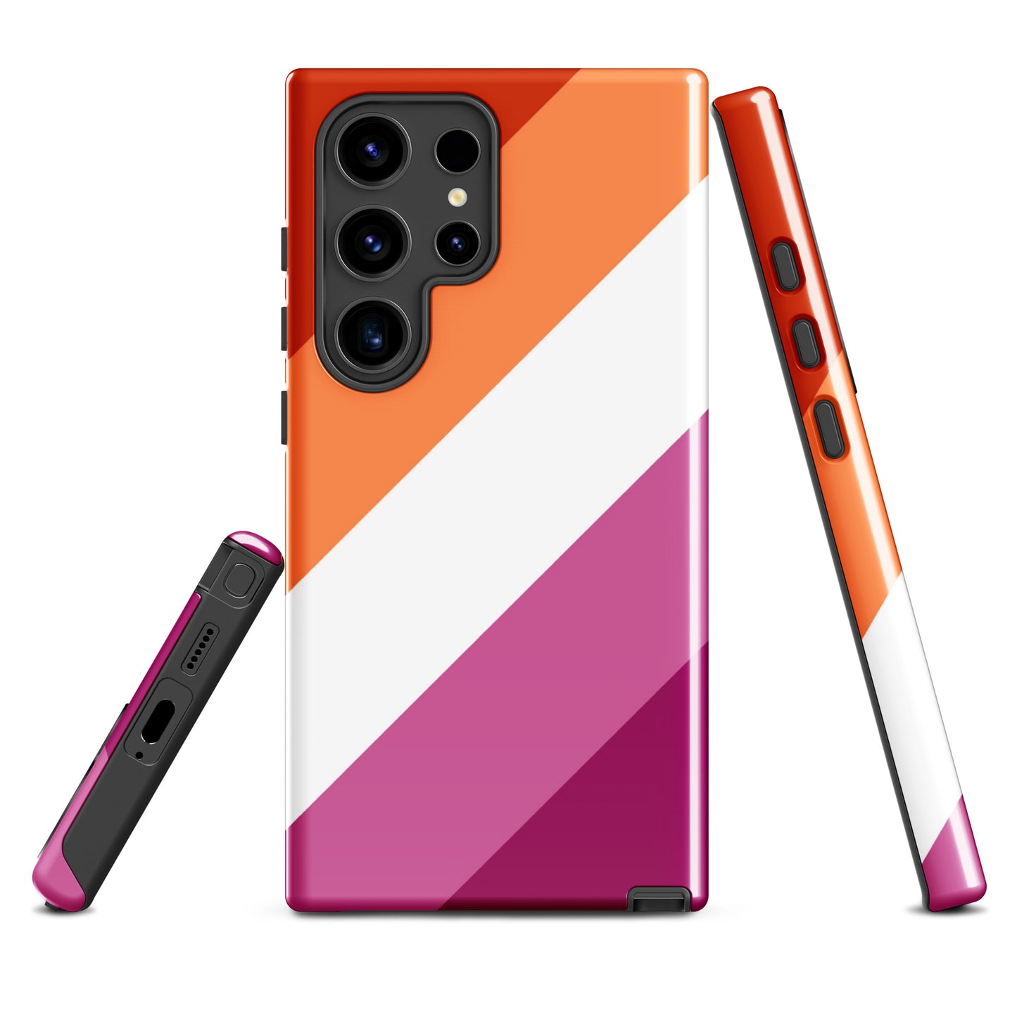 Lesbian Pride Tough Cell Phone Case for Samsung Galaxy Samsung Galaxy S24 Ultra Lesbian lesbian-pride-tough-cell-phone-case-for-samsung-galaxy-s24-ultra-front