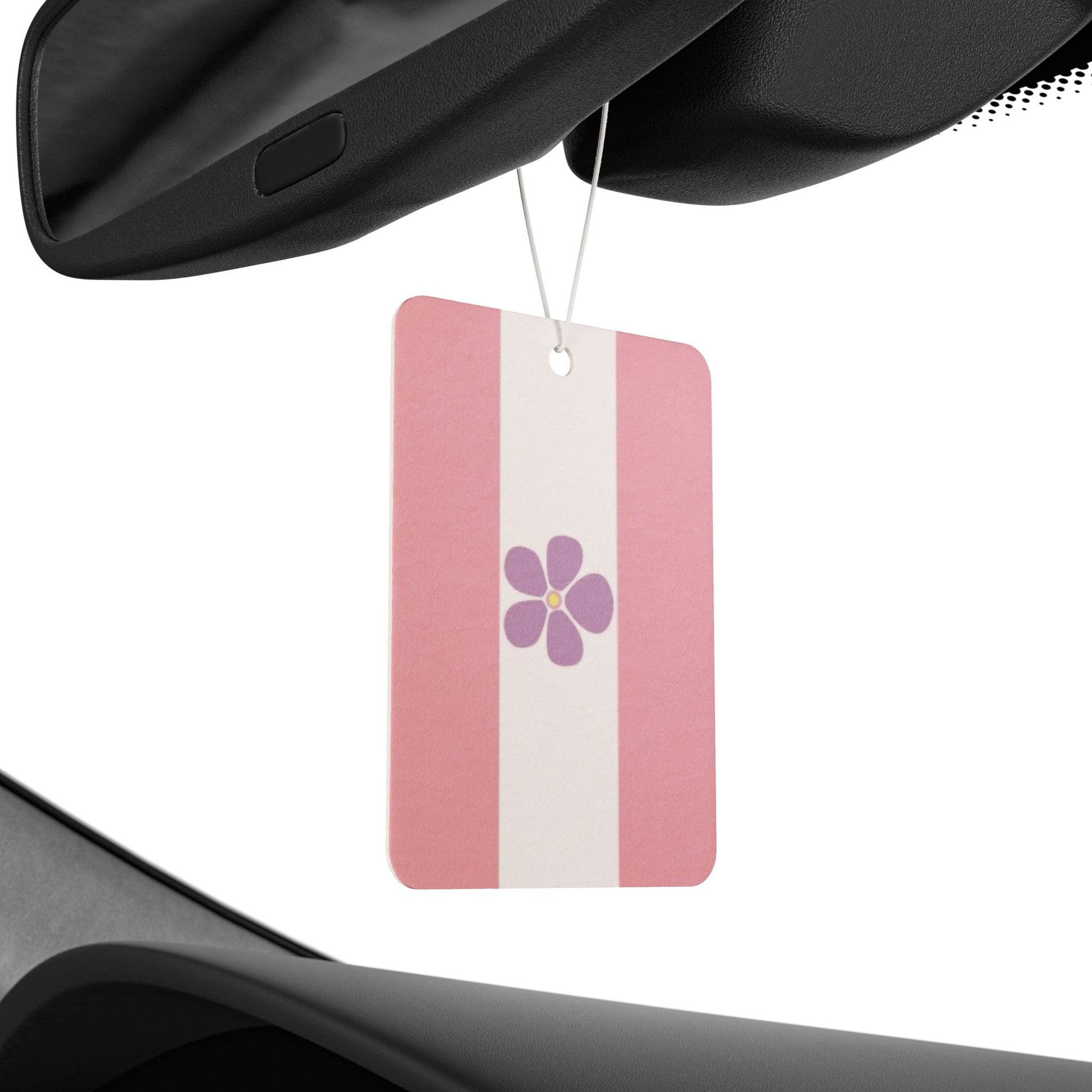 Lesbian Sapphic Pride Flag Car Air Freshener lesbian-sapphic-pride-flag-car-air-freshener-rearview-mirror