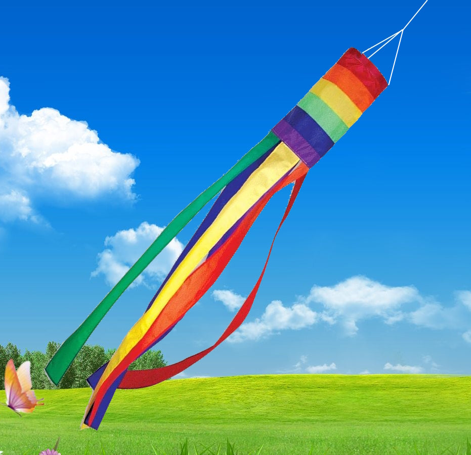 LGBTQ Pride Rainbow Windsock - 60 inch lgbt-Rainbow-Pride-Windsock