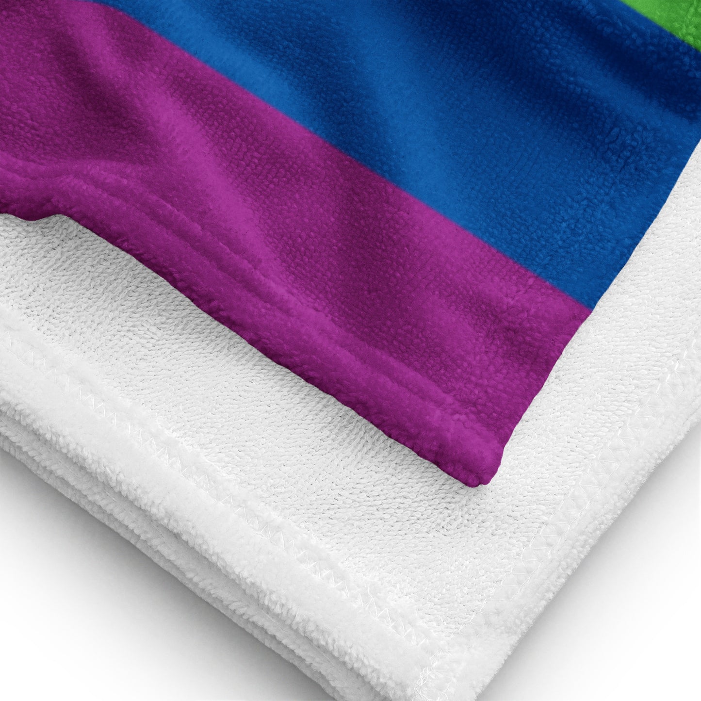 LGBTQ Daniel Quasar Progress Pride Flag Beach Blanket Towel lgbtq-daniel-quasar-pride-flag-beach-blanket-towel-details