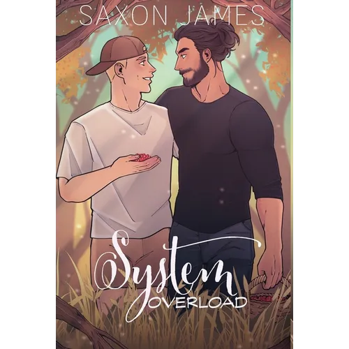 Illustration of two people standing close together with 'Saxon James' and 'System Overload' text.