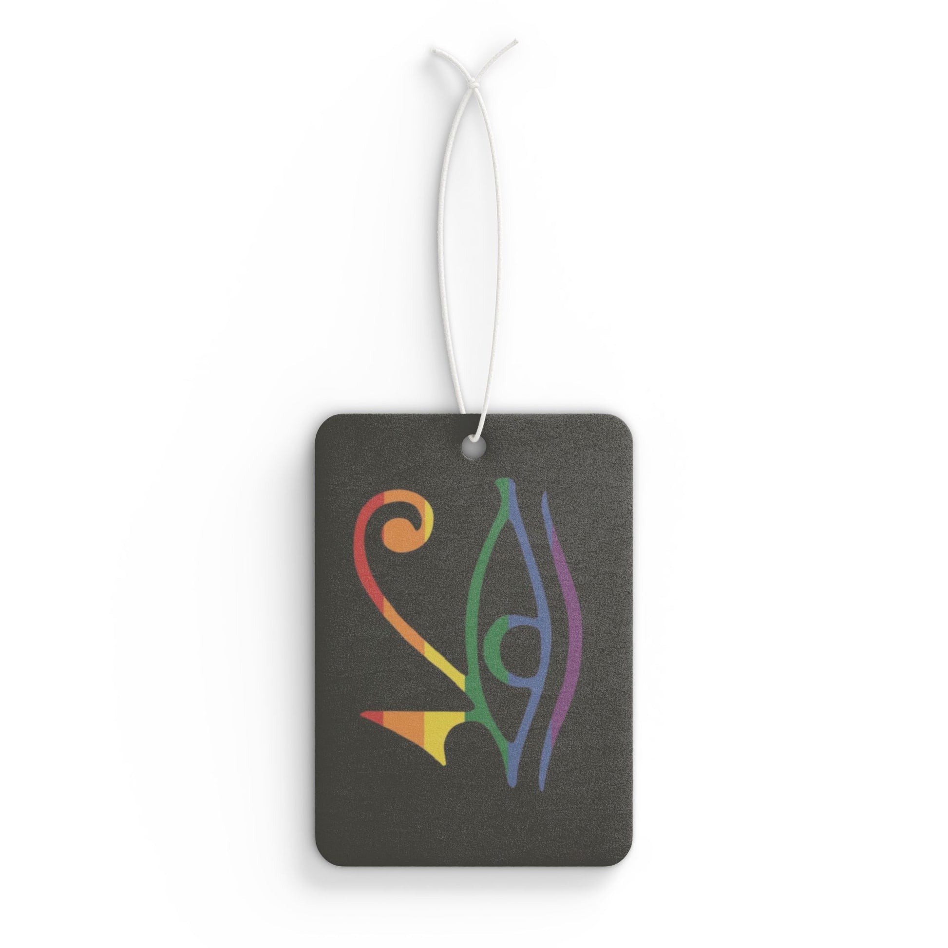 LGBTQ Goth Pride Flag Car Air Freshener Pride lgbtq-goth-pride-flag-car-air-freshener-front