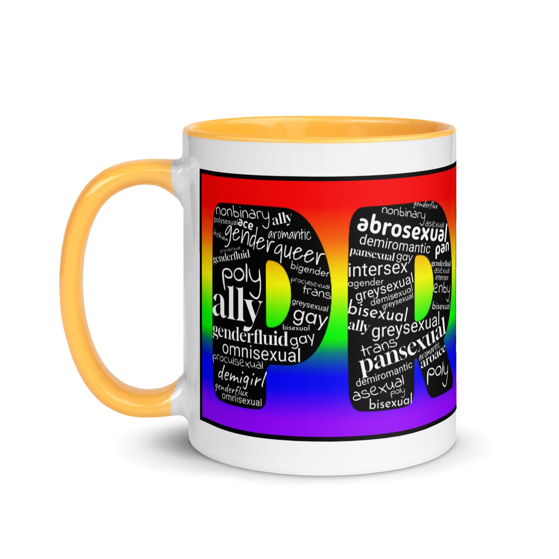 LGBTQ Inclusive Pride Coffee Tea Mug with Color Inside lgbtq-inclusive-pride-coffee-tea-mug-with-color-inside-golden-yellow-11-oz-left