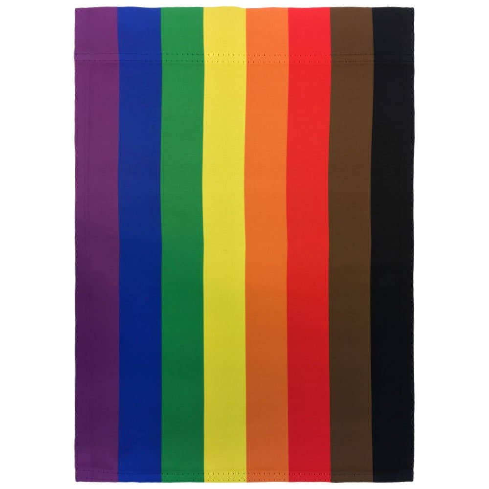 LGBTQ Philly Pride Rainbow Garden Flag 12x18in Pride Flag Only lgbtq-philly-pride-rainbow-garden-flag-12x18in-front Garden Flag