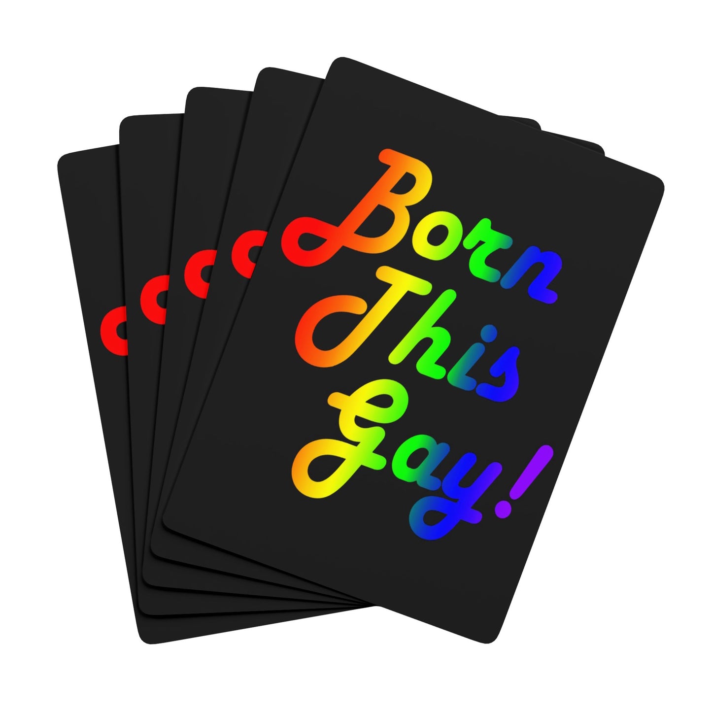 LGBTQ Pride Born This Gay Poker Playing Cards lgbtq-pride-born-this-gay-poker-playing-cards-front
