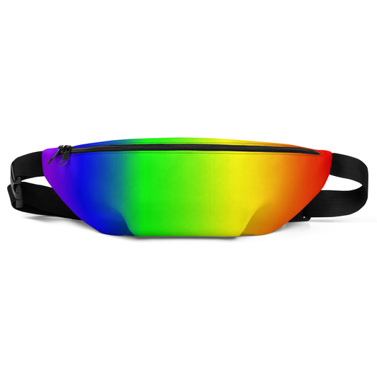 LGBTQ Pride Crossbody Fanny Pack - Ombre Pride lgbtq-pride-crossbody-fanny-pack-ombre-front