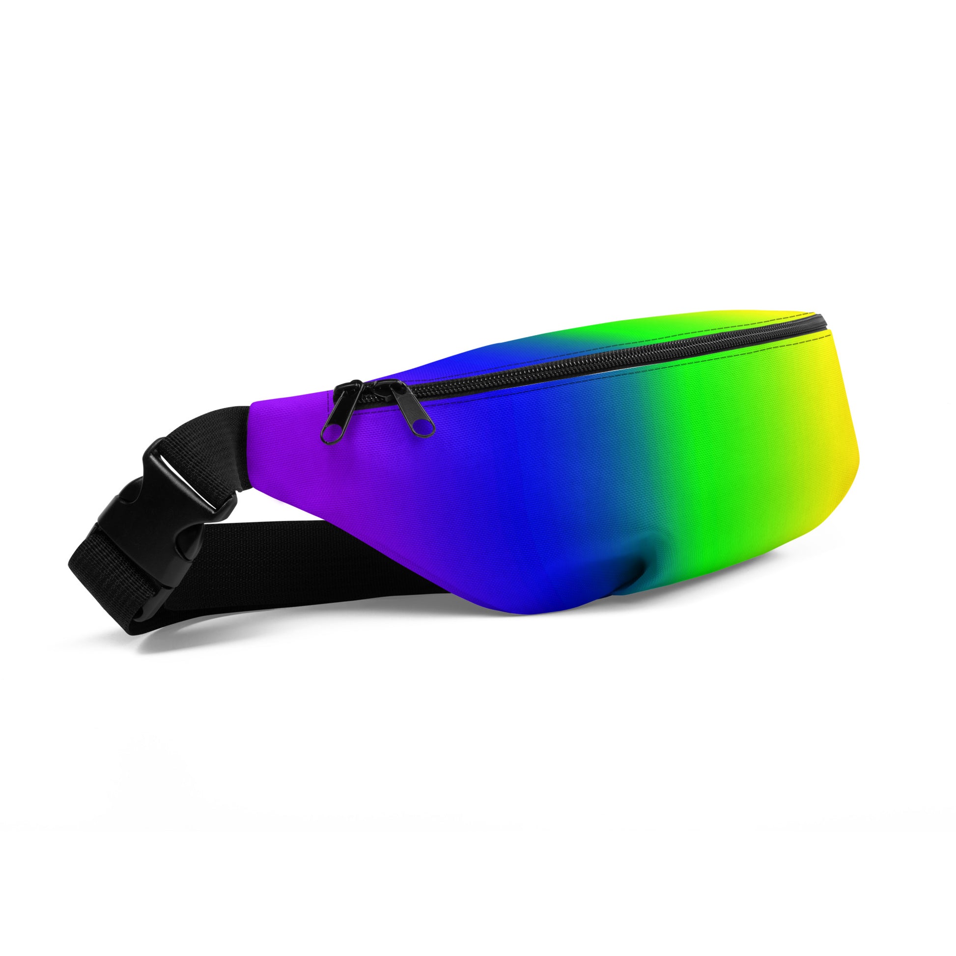 LGBTQ Pride Crossbody Fanny Pack - Ombre lgbtq-pride-crossbody-fanny-pack-ombre-left Fanny Pack
