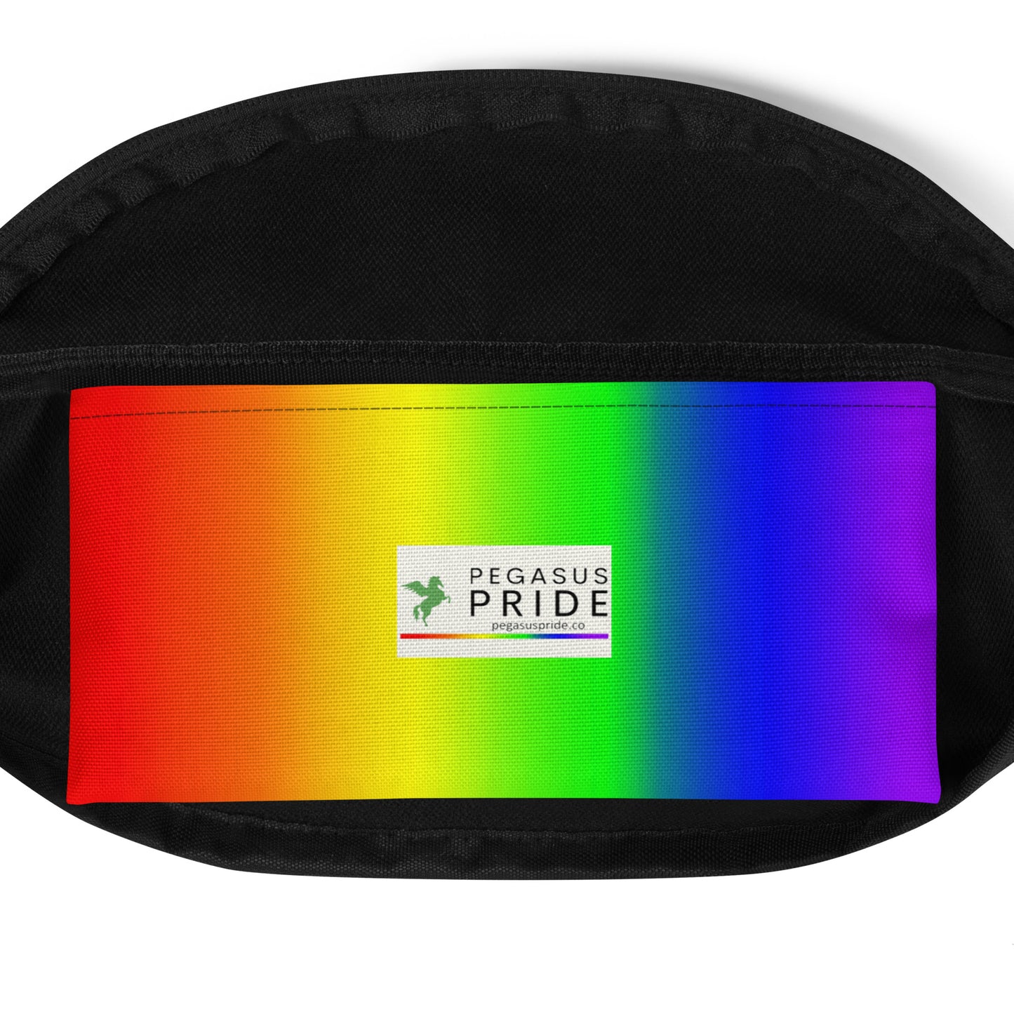 LGBTQ Pride Crossbody Fanny Pack - Progress Paint lgbtq-pride-crossbody-fanny-pack-progress-paint-pocket Fanny Pack