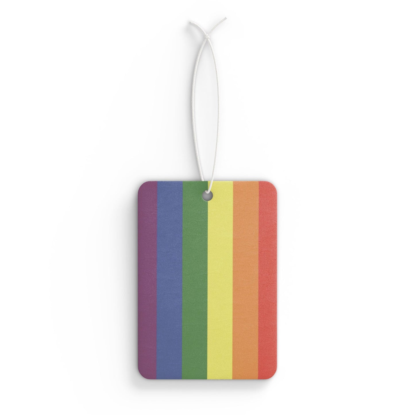LGBTQ Pride Flag Car Air Freshener Pride lgbtq-pride-flag-car-air-freshener-front