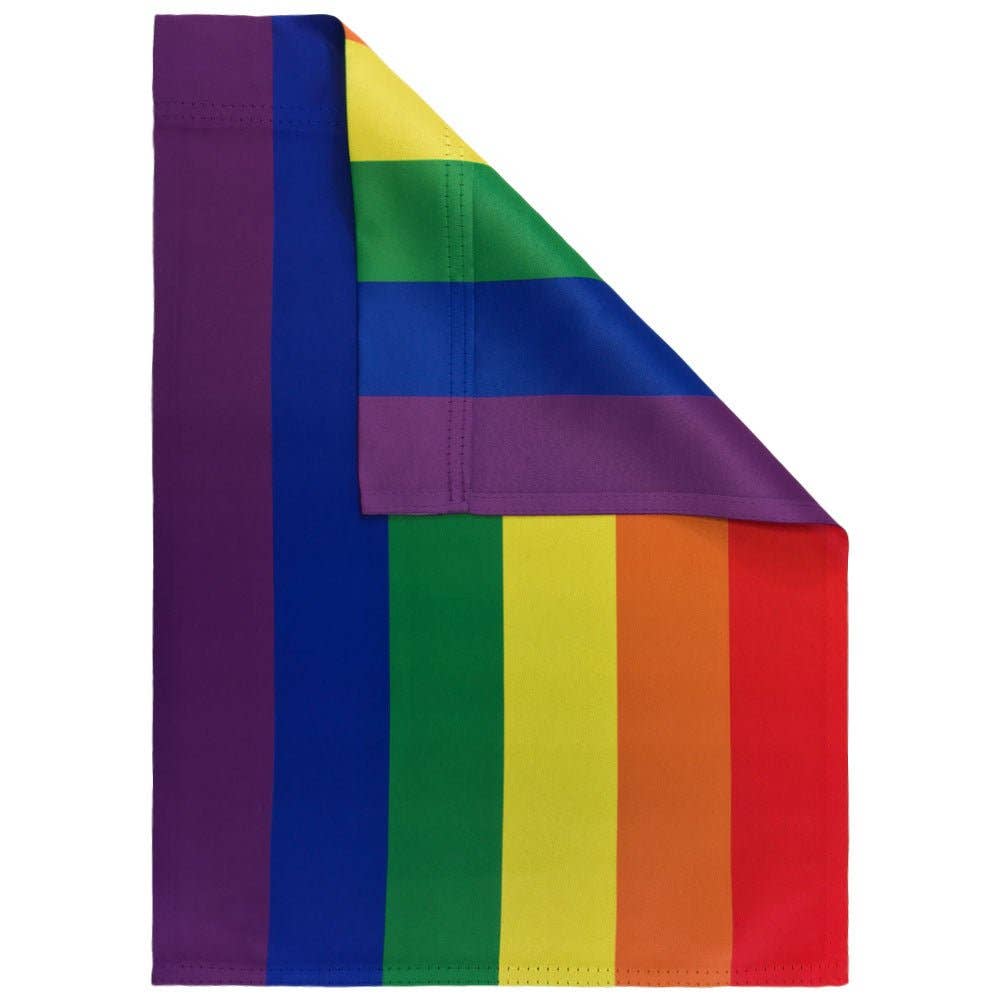 LGBTQ Pride Flag Rainbow Garden Flag 12x18 lgbtq-pride-flag-rainbow-garden-flag-12x18-back Garden Flag